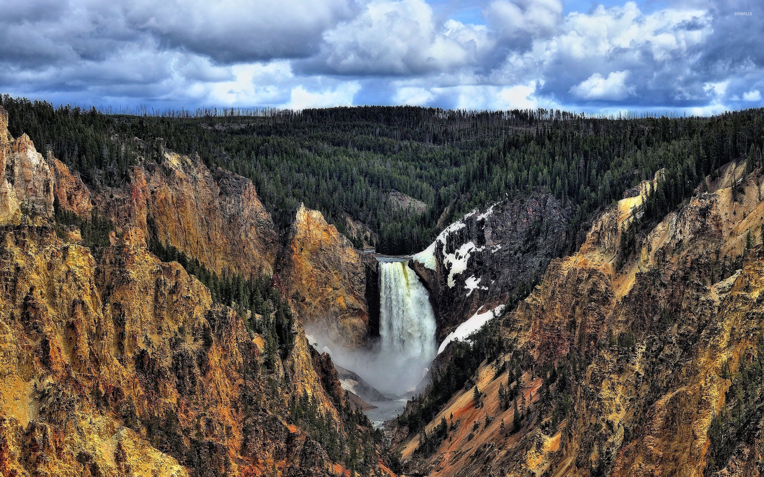 Yellowstone Falls Wallpapers