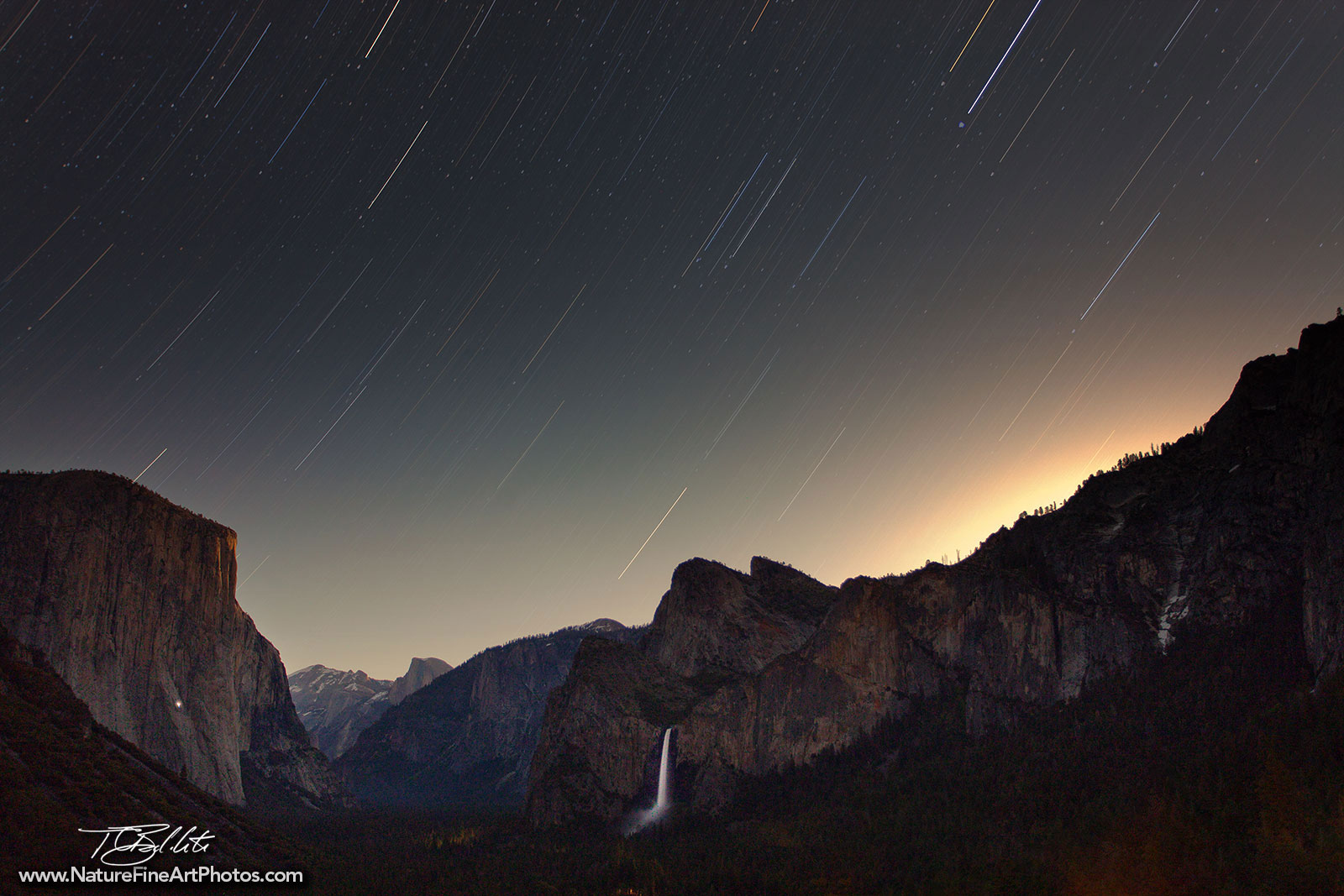 Yosemite National Park Star Trail Wallpapers