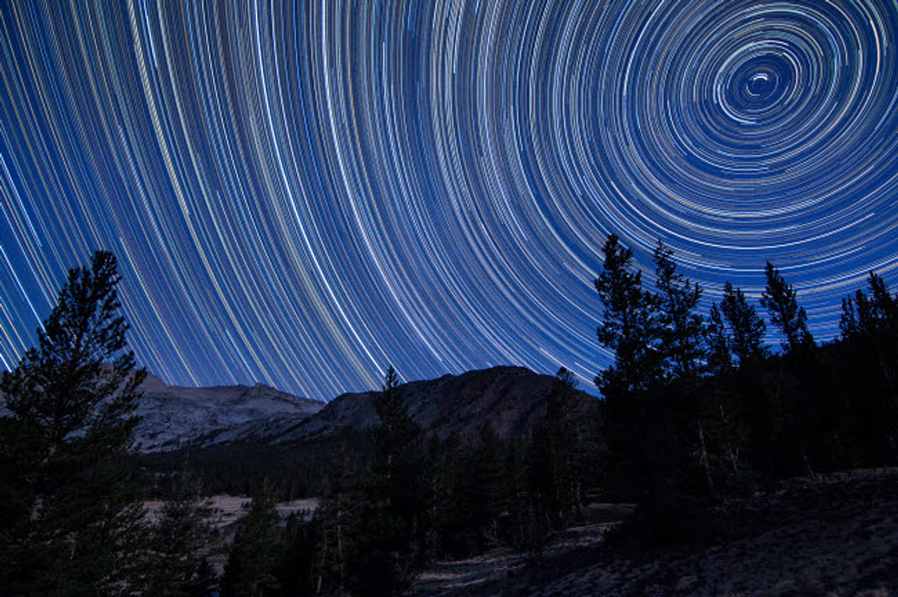 Yosemite National Park Star Trail Wallpapers