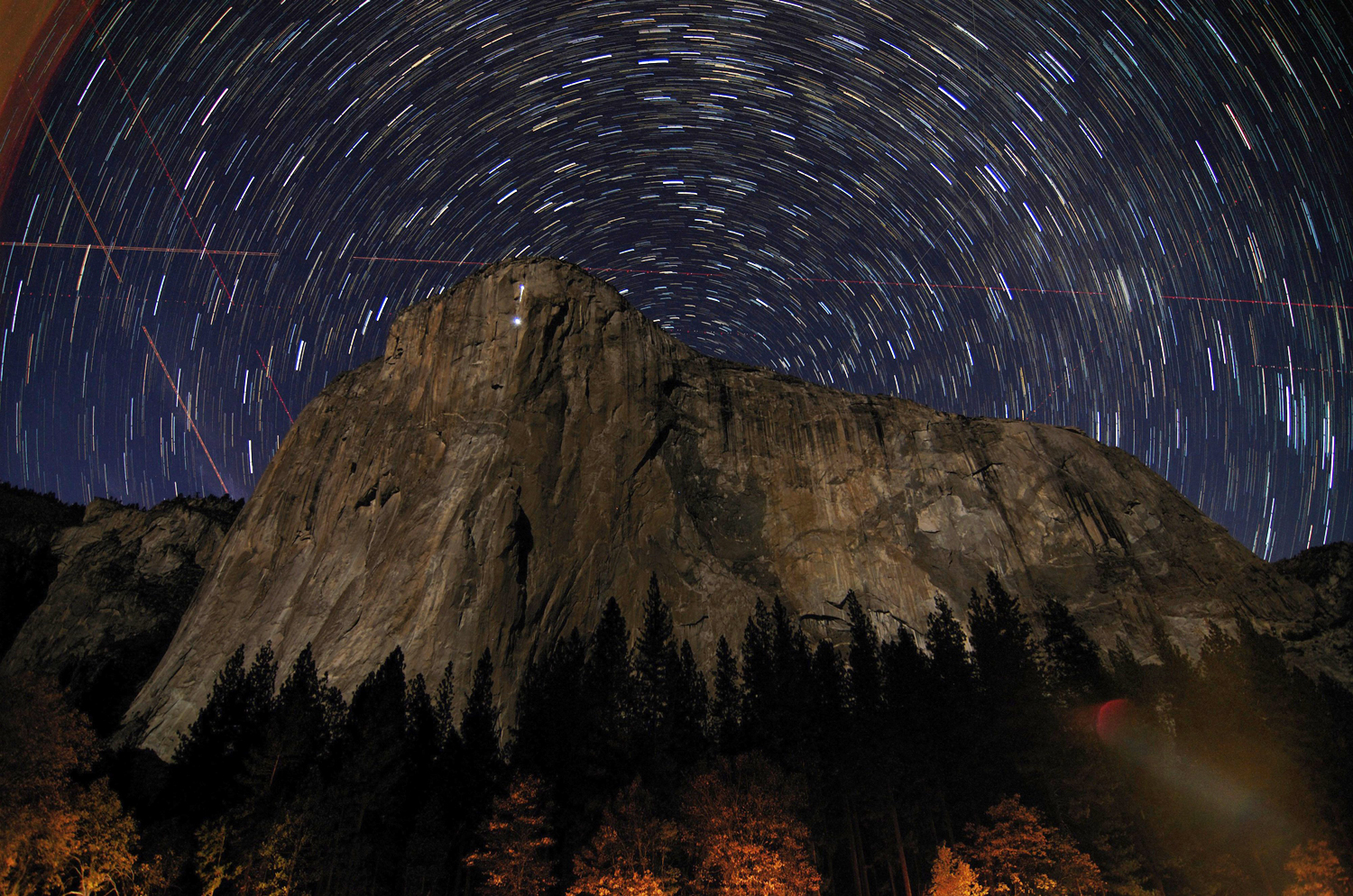 Yosemite National Park Star Trail Wallpapers