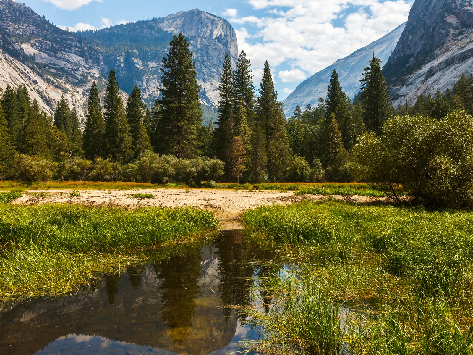 Yosemite National Park Star Trail Wallpapers