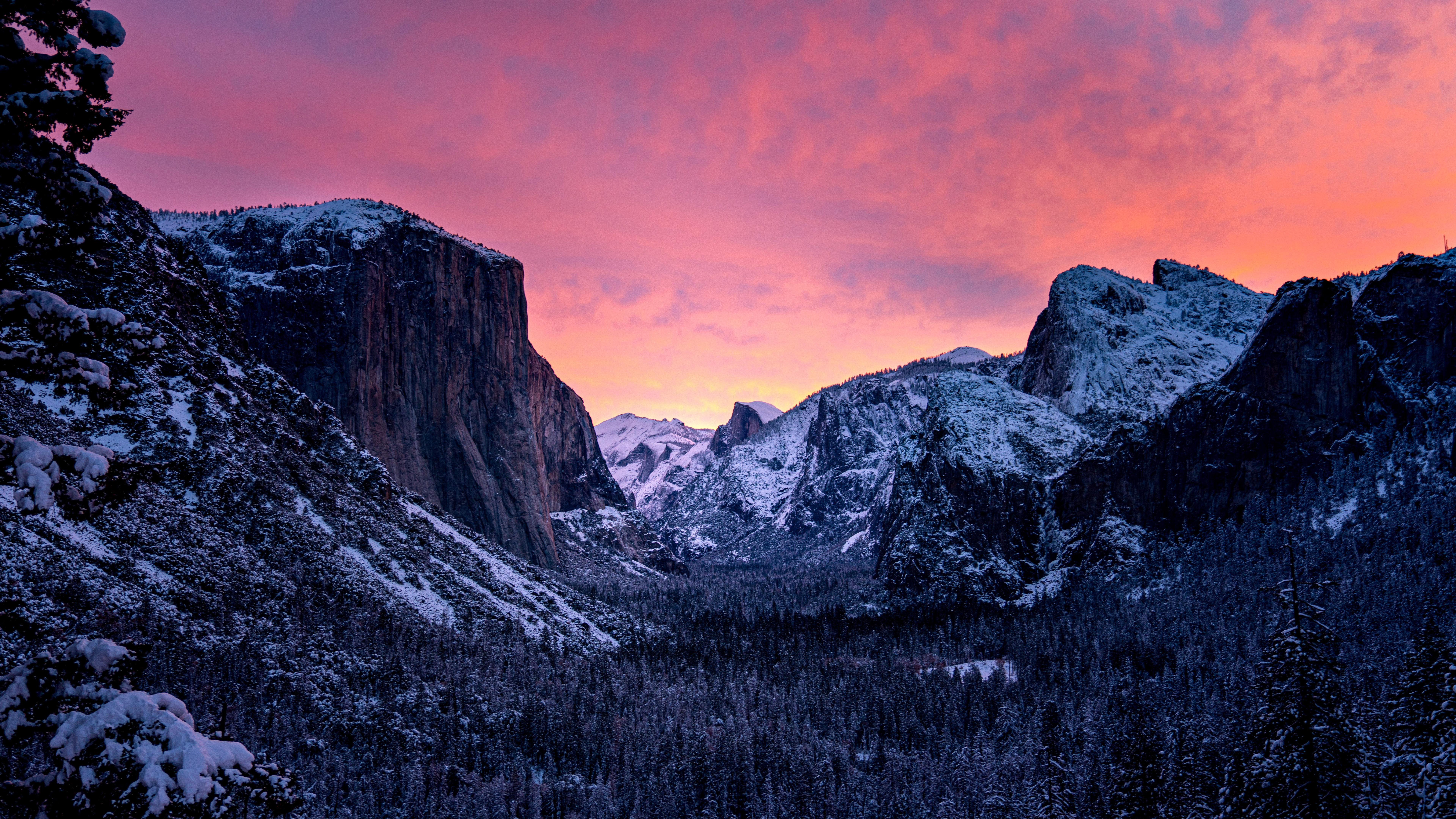 Yosemite Winter Wallpapers