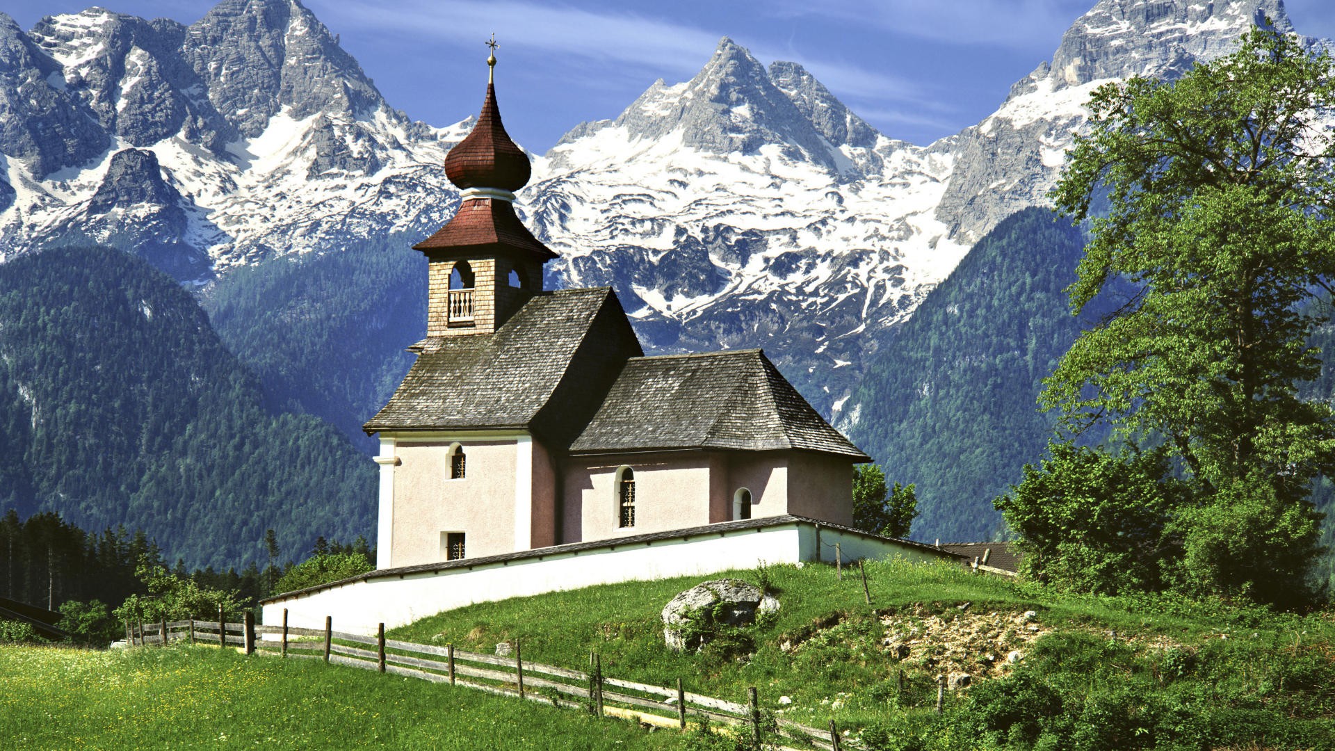 4K Church In Austria Wallpapers