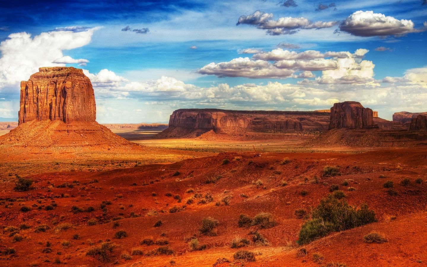 Aerial View From Utah Desert Wallpapers