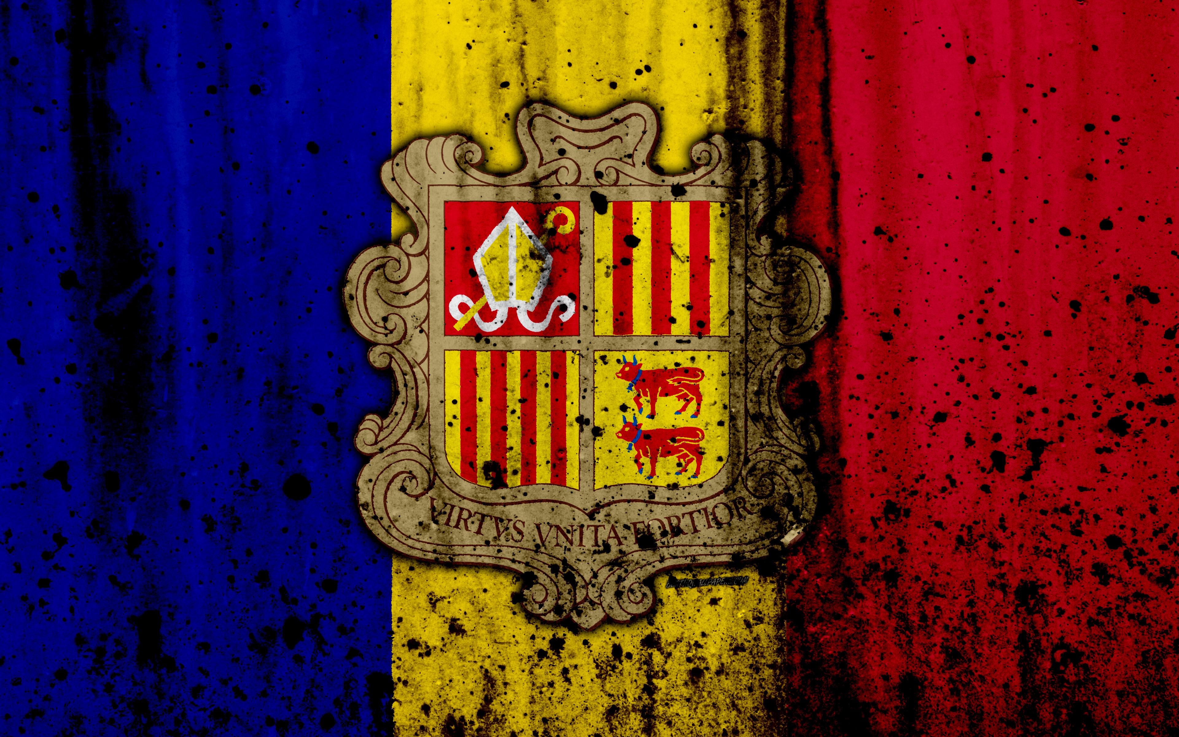 Andorra Flag Wallpapers