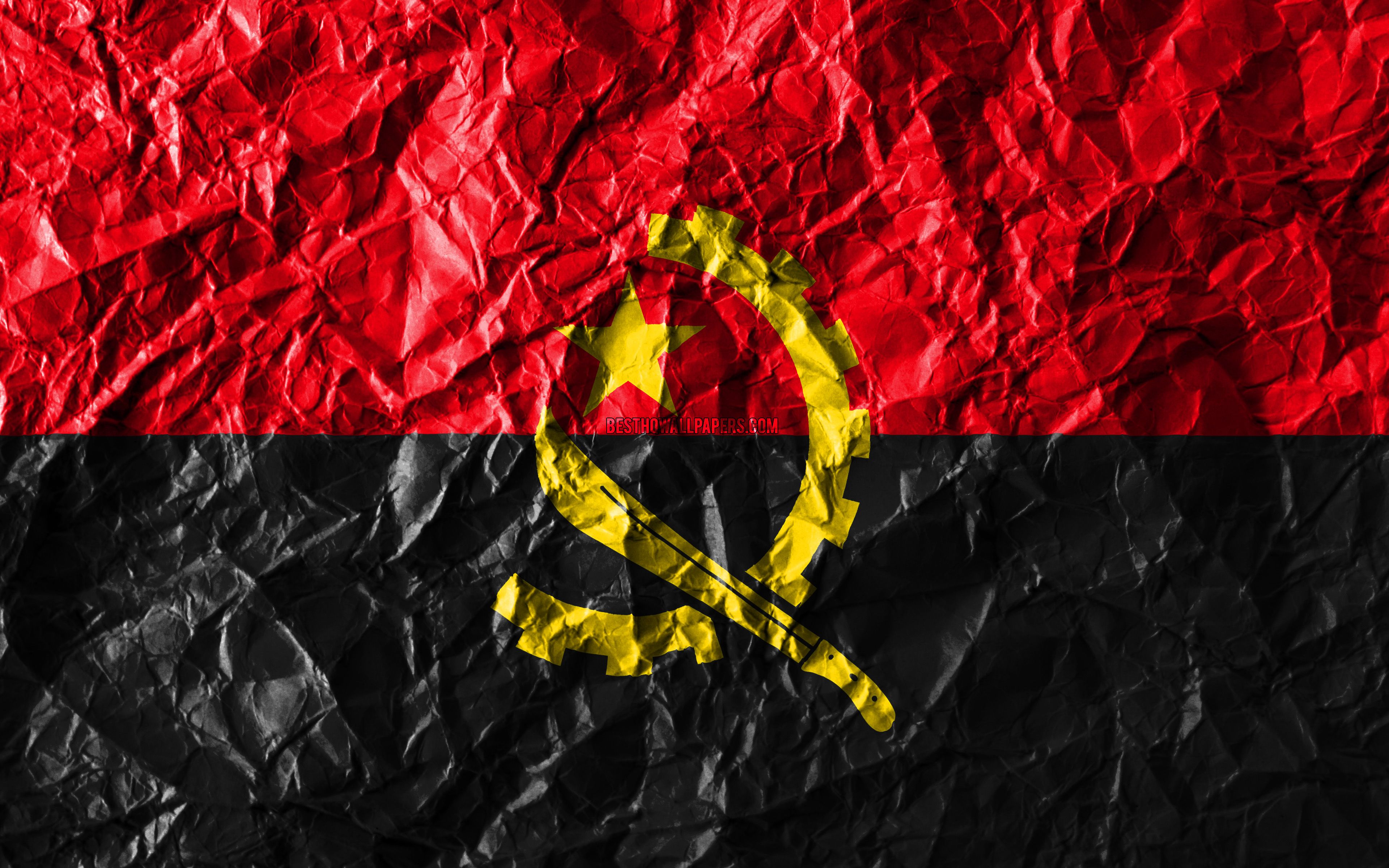 Angola Flag Wallpapers