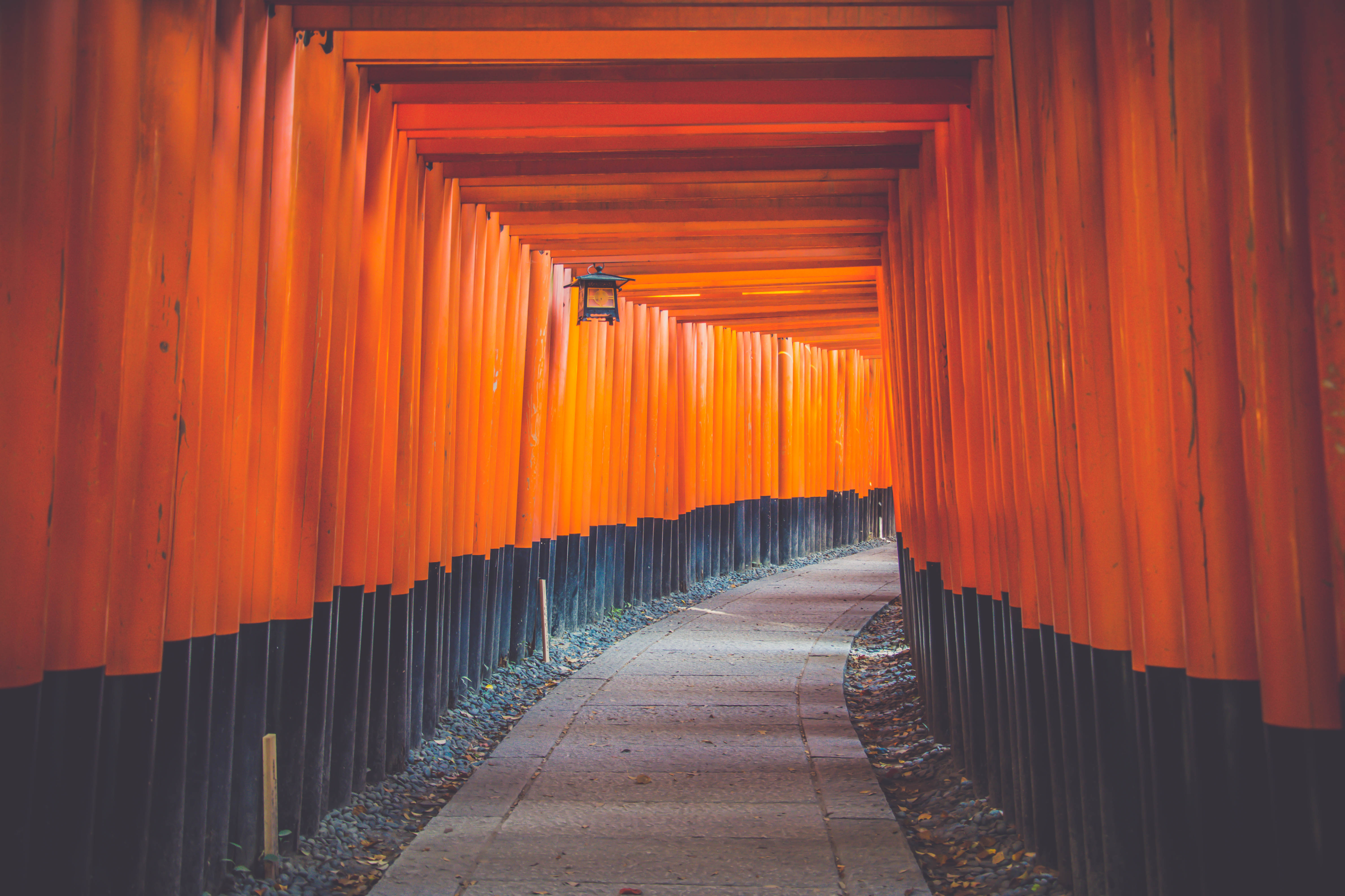 Asian Architecture Hallway Wallpapers