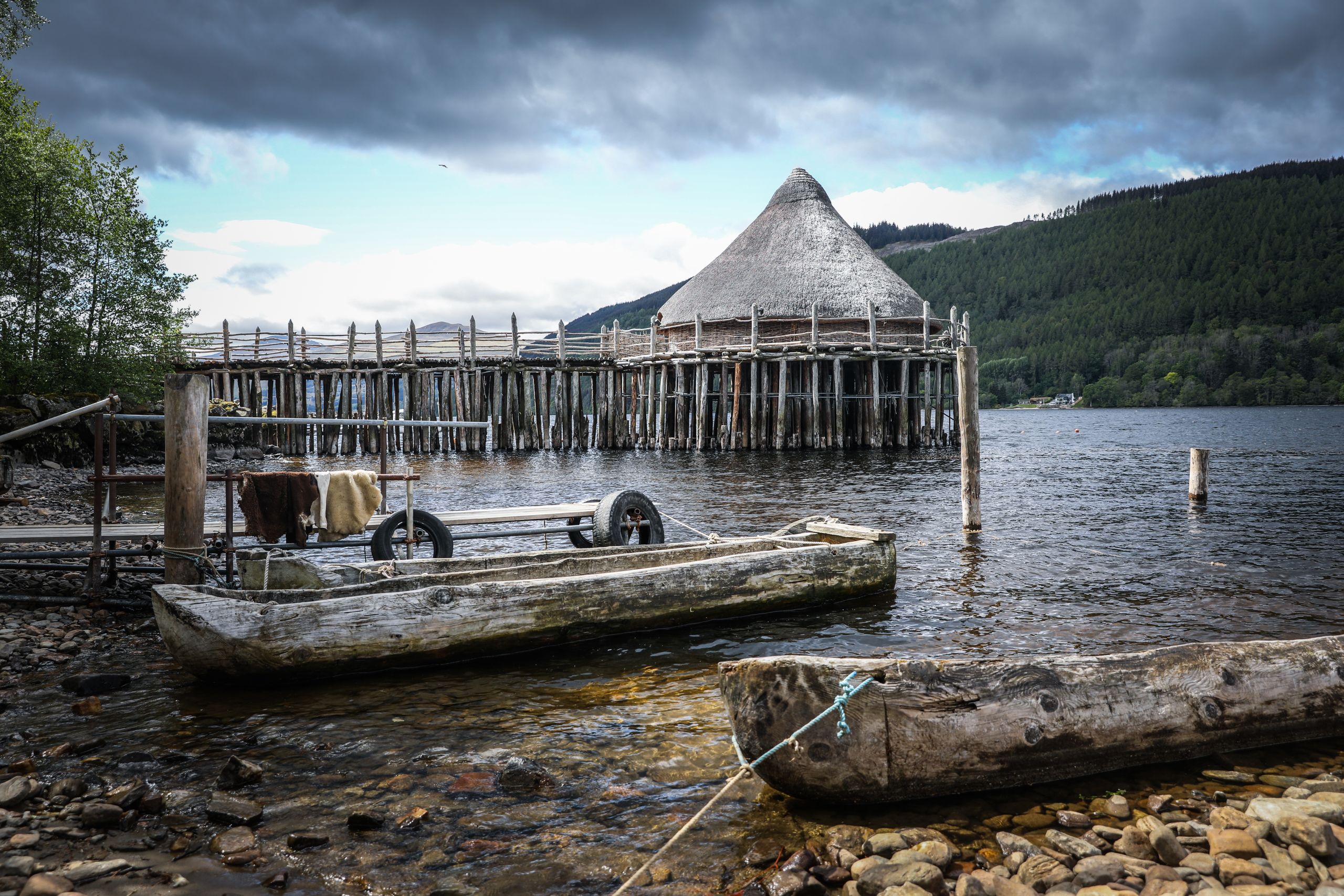 Blue Hour On Loch Tay In Kenmore Wallpapers