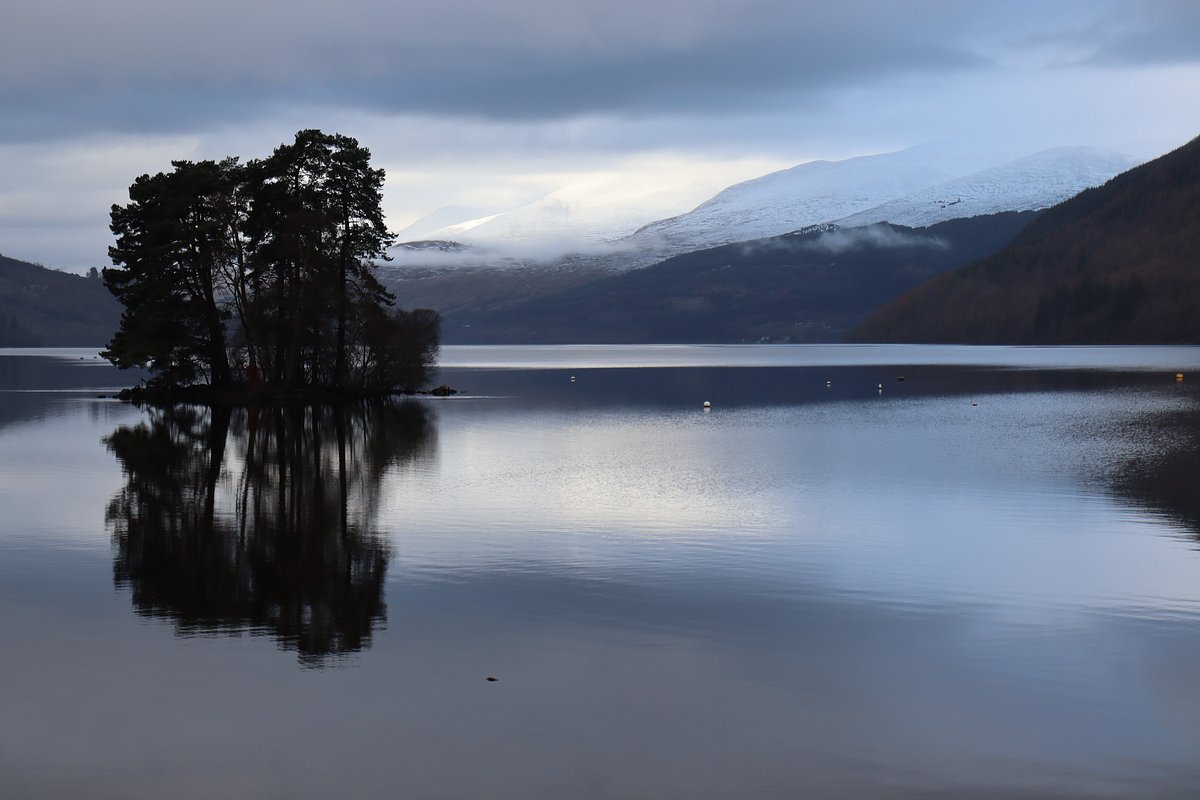 Blue Hour On Loch Tay In Kenmore Wallpapers