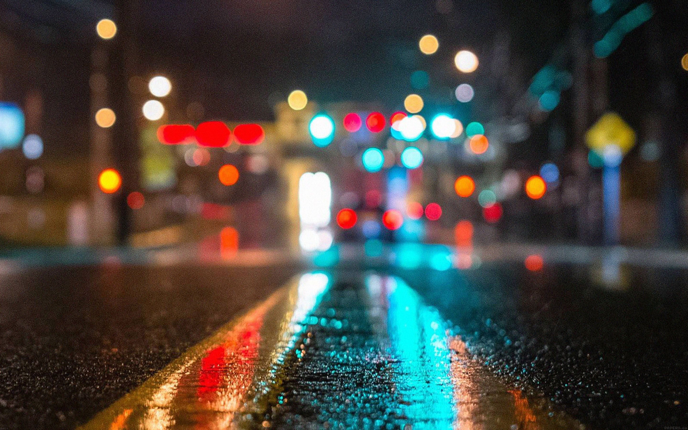 Bokeh Blur City In Night Wallpapers