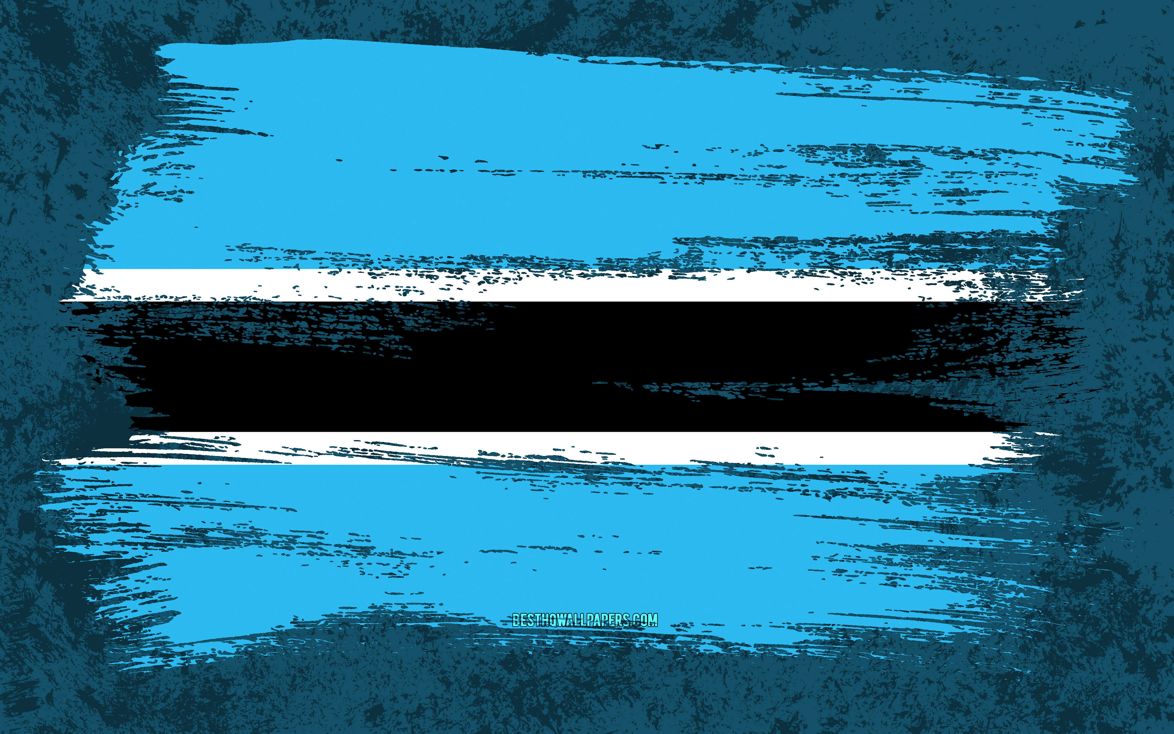 Botswana Flag Wallpapers
