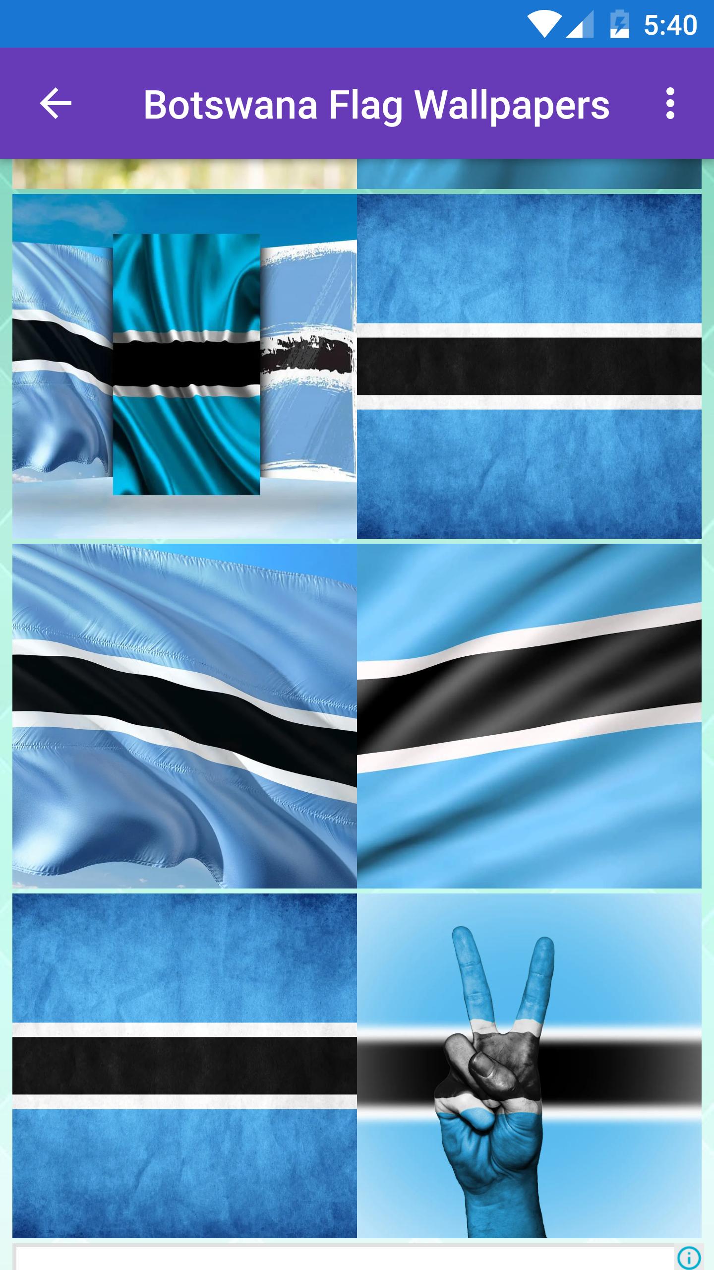 Botswana Flag Wallpapers