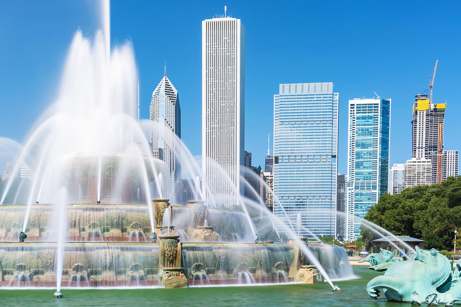 Buckingham Fountain Fountain Chicago Wallpapers