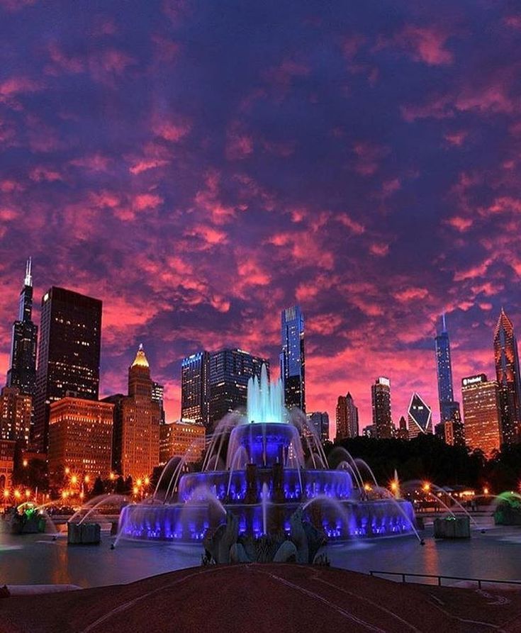 Buckingham Fountain Fountain Chicago Wallpapers