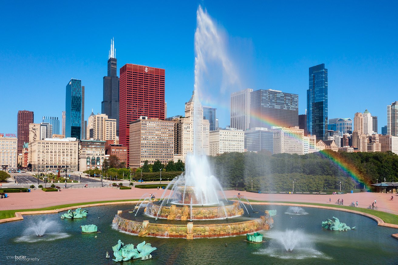 Buckingham Fountain Fountain Chicago Wallpapers