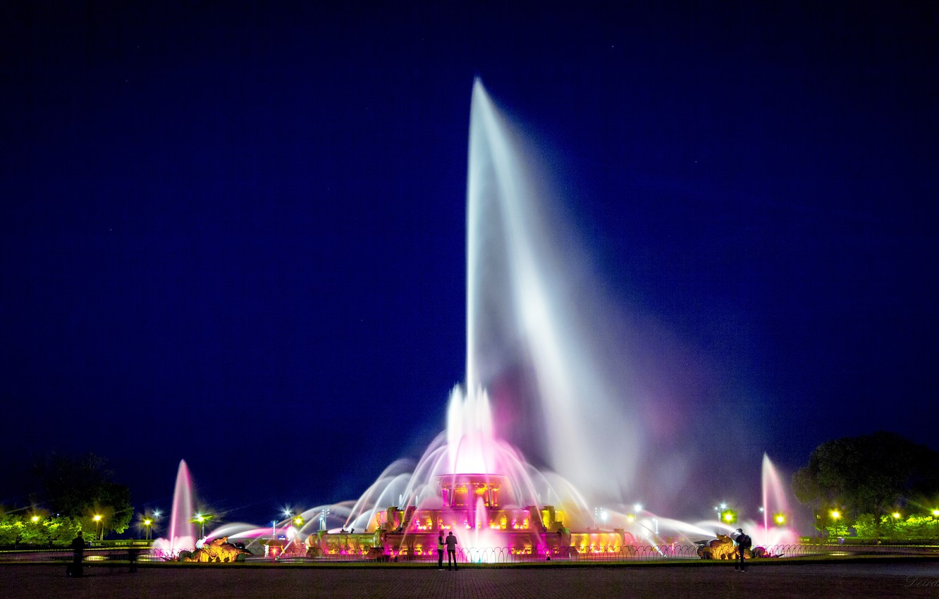 Buckingham Fountain Fountain Chicago Wallpapers