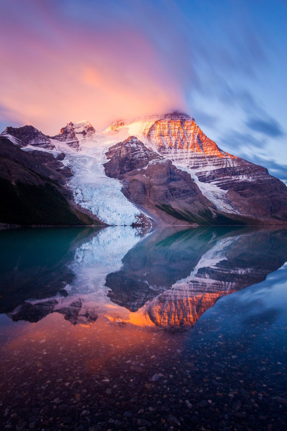 Canada Mountains View At Night Wallpapers