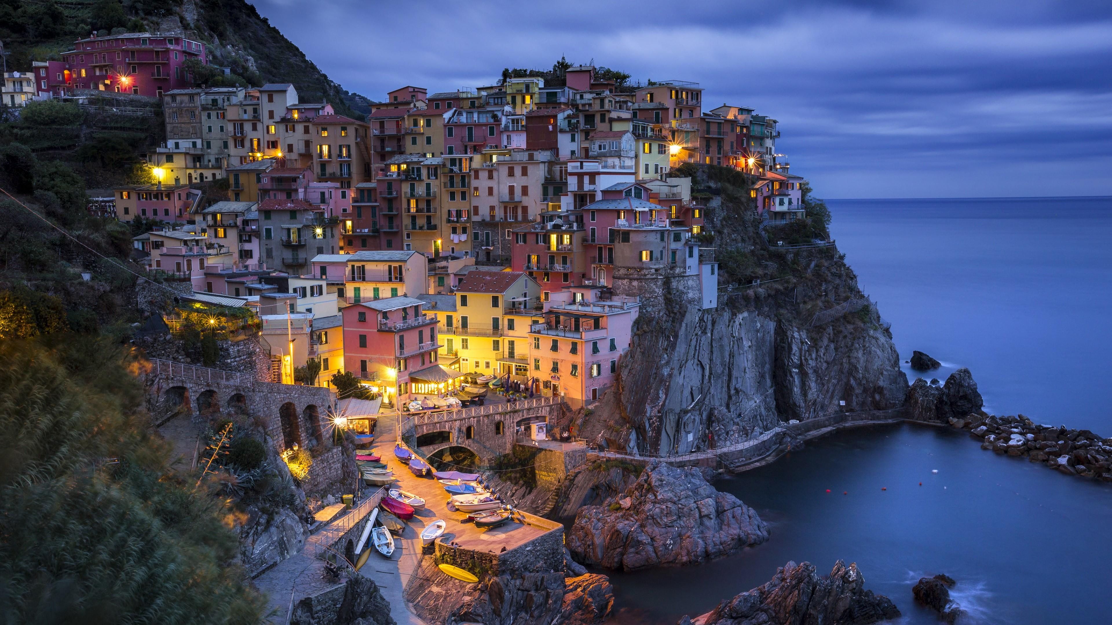 Cinque Terre Ligurian Sea Italy Wallpapers