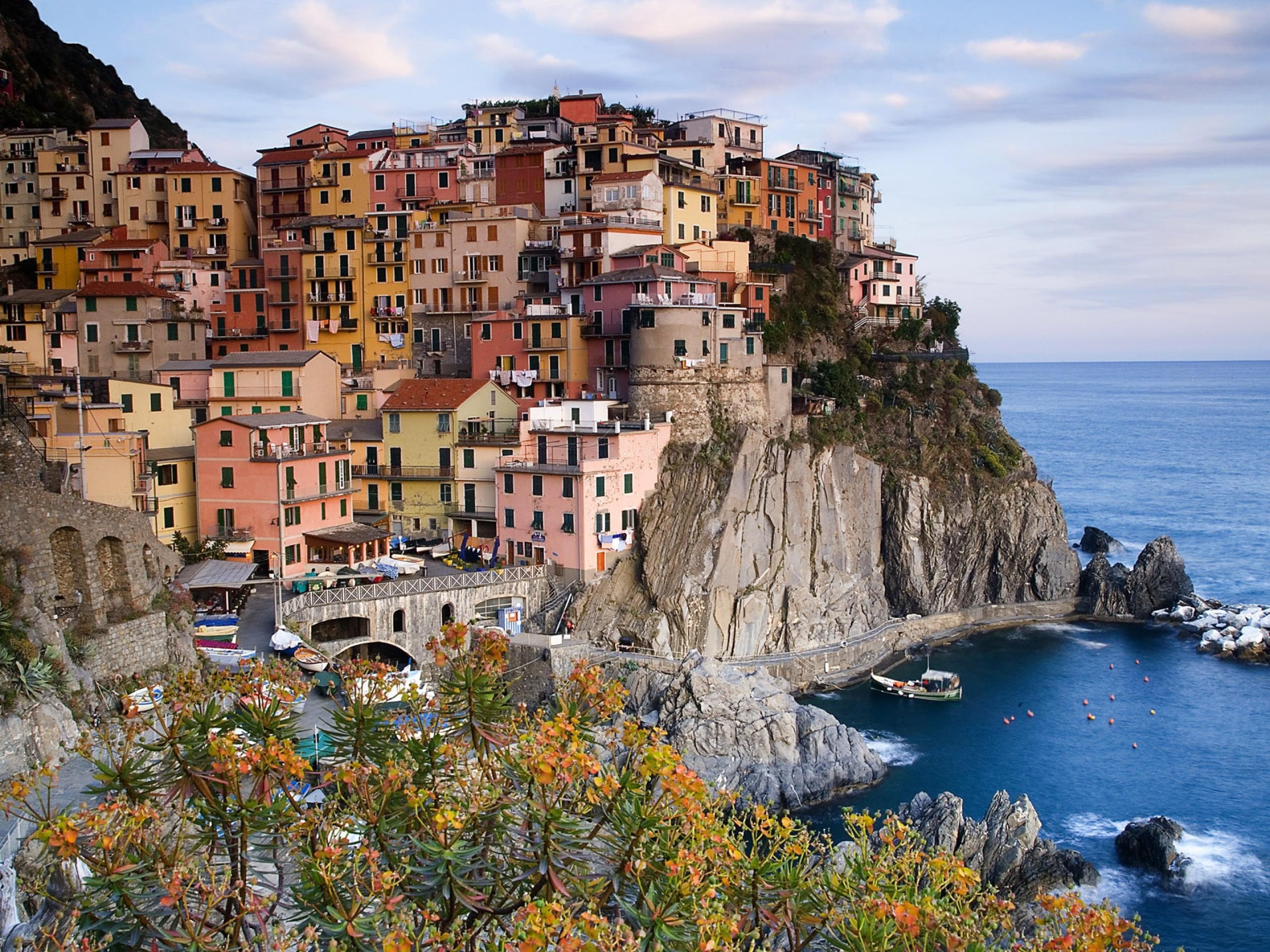 Cinque Terre Ligurian Sea Italy Wallpapers