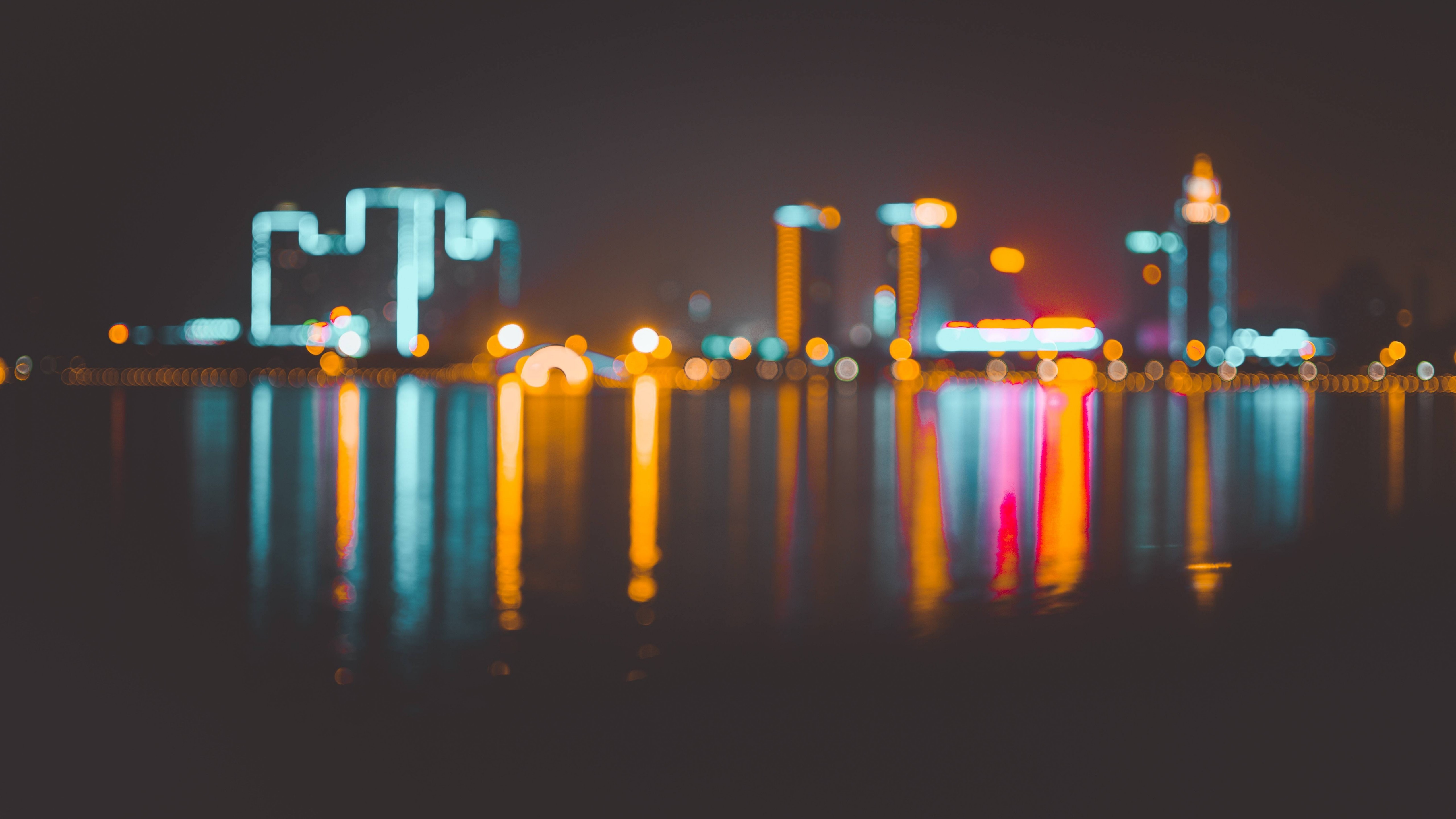 City At Night 4K Wallpapers