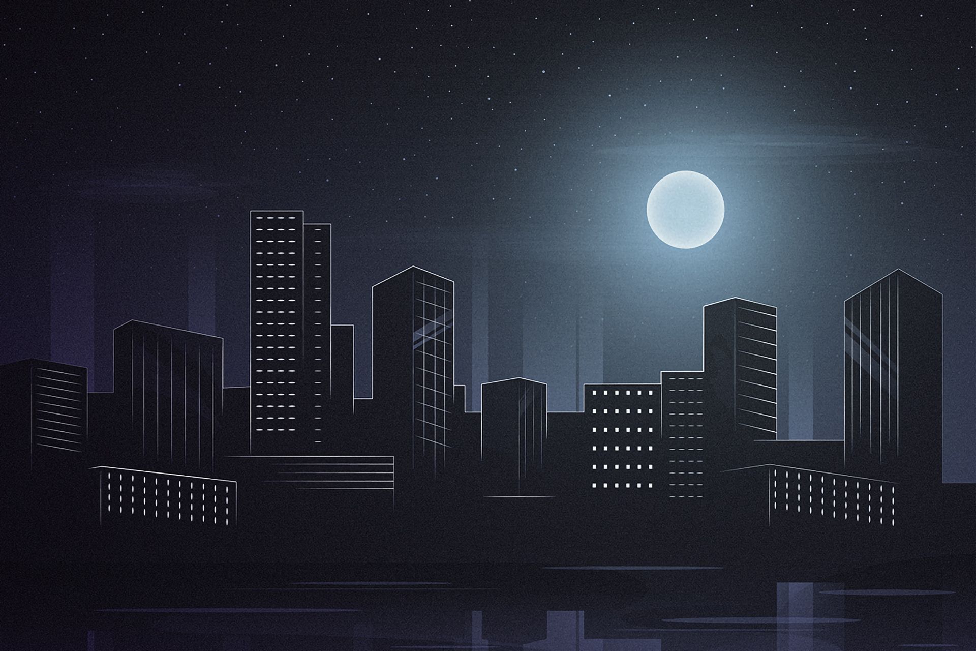 City In Nightscape Wallpapers