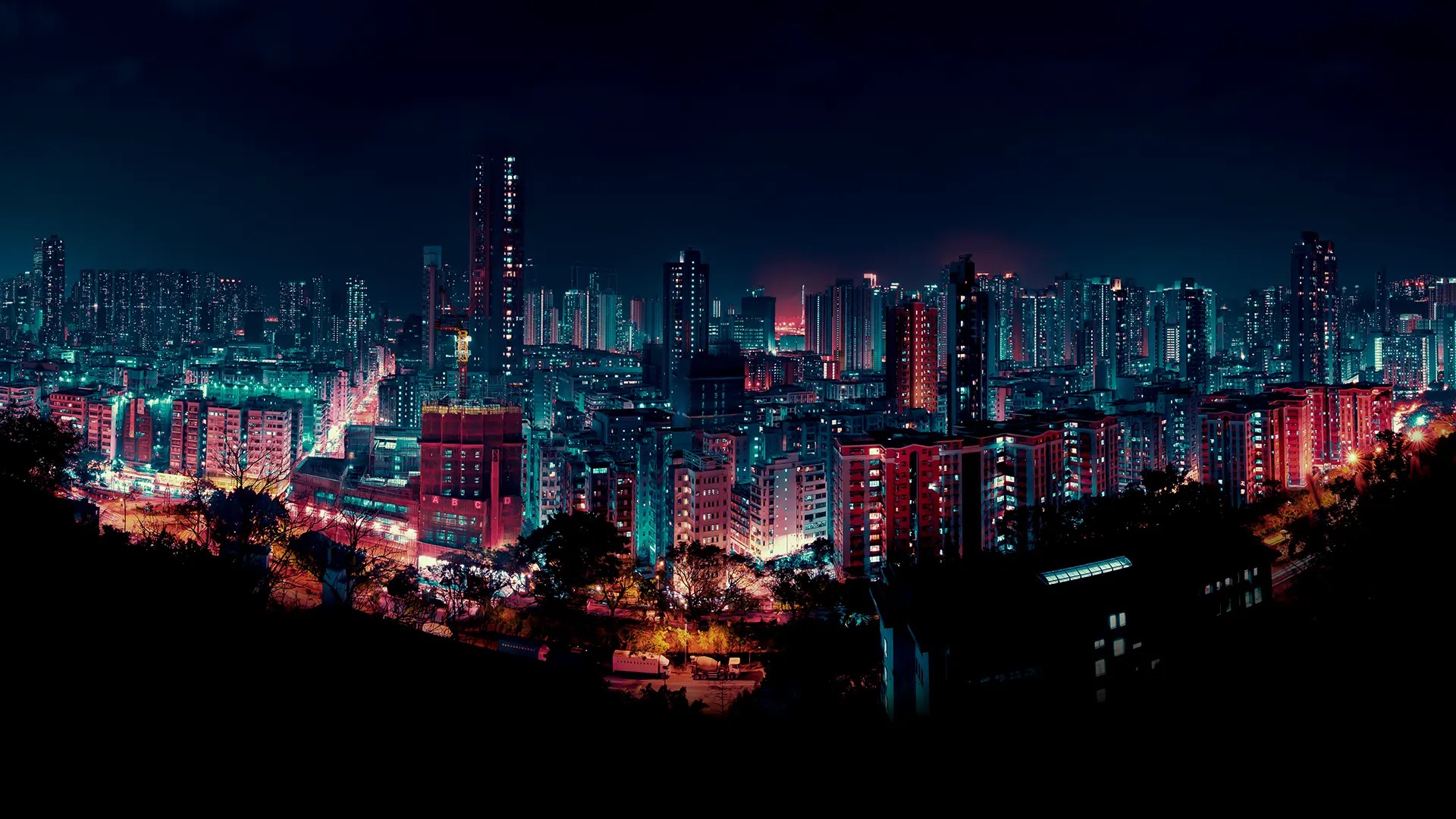 City In Nightscape Wallpapers