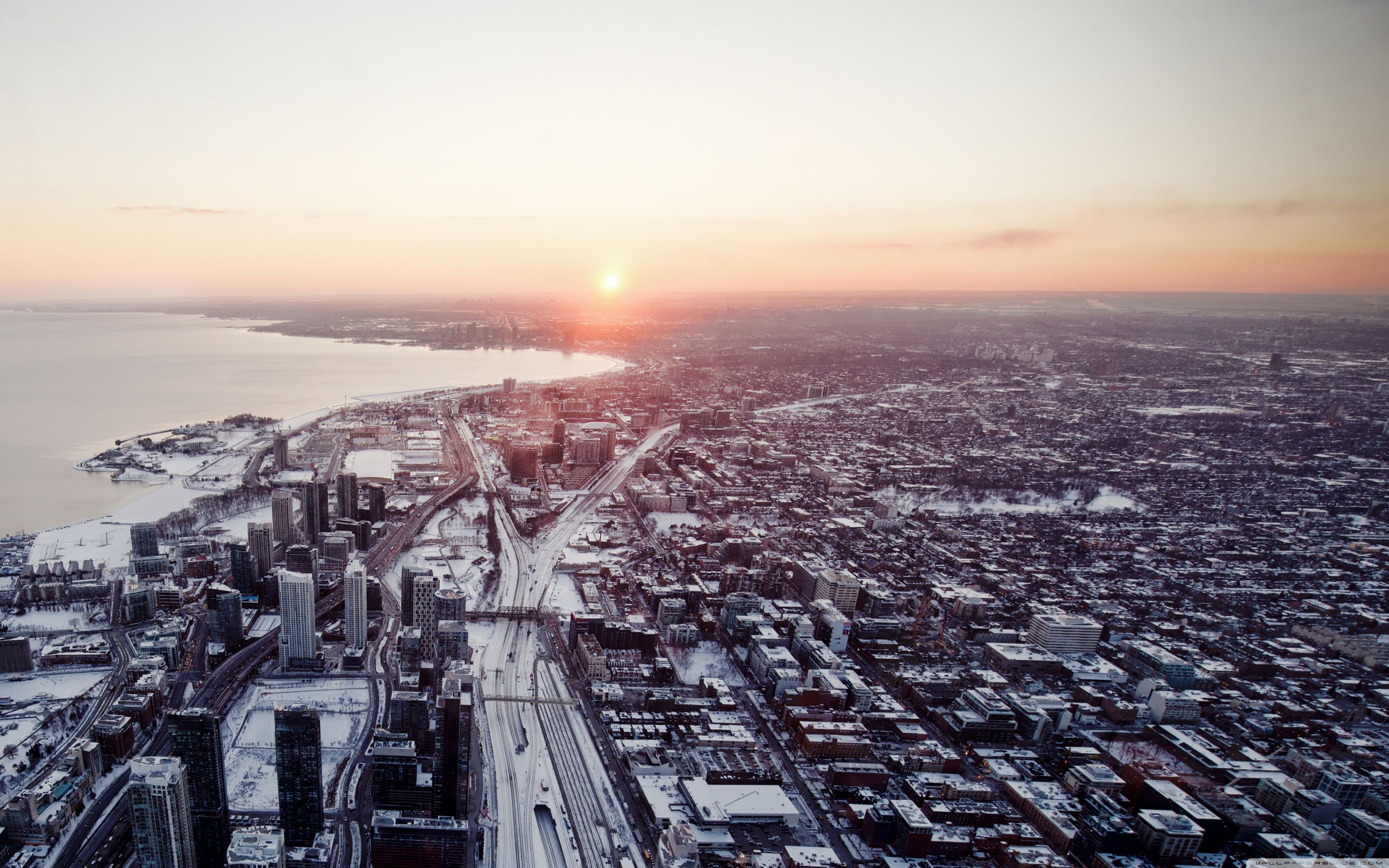 Cityscape Aerial View Wallpapers