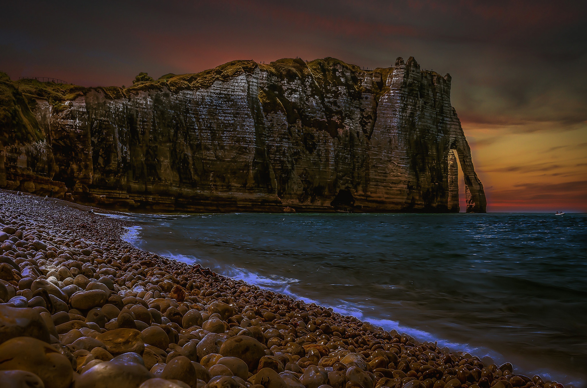 Coastline Hd Normandy Arch Wallpapers