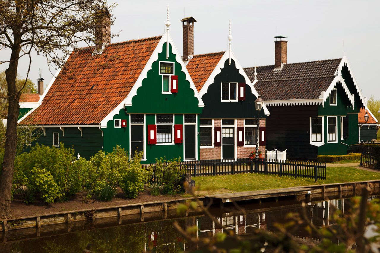 Colorful Village Home Netherlands Wallpapers