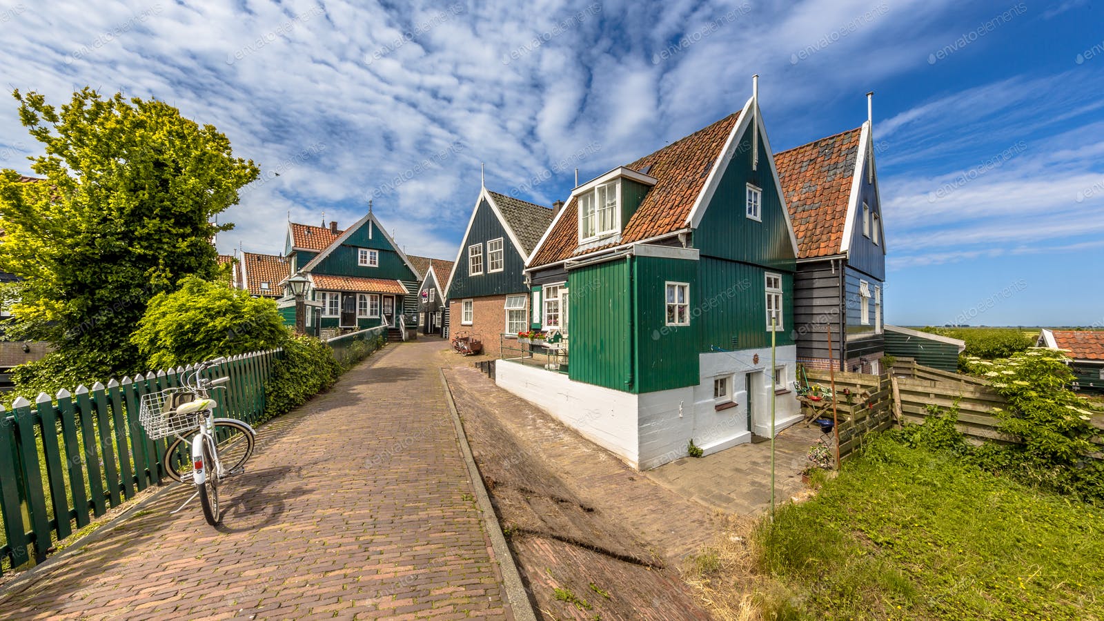 Colorful Village Home Netherlands Wallpapers