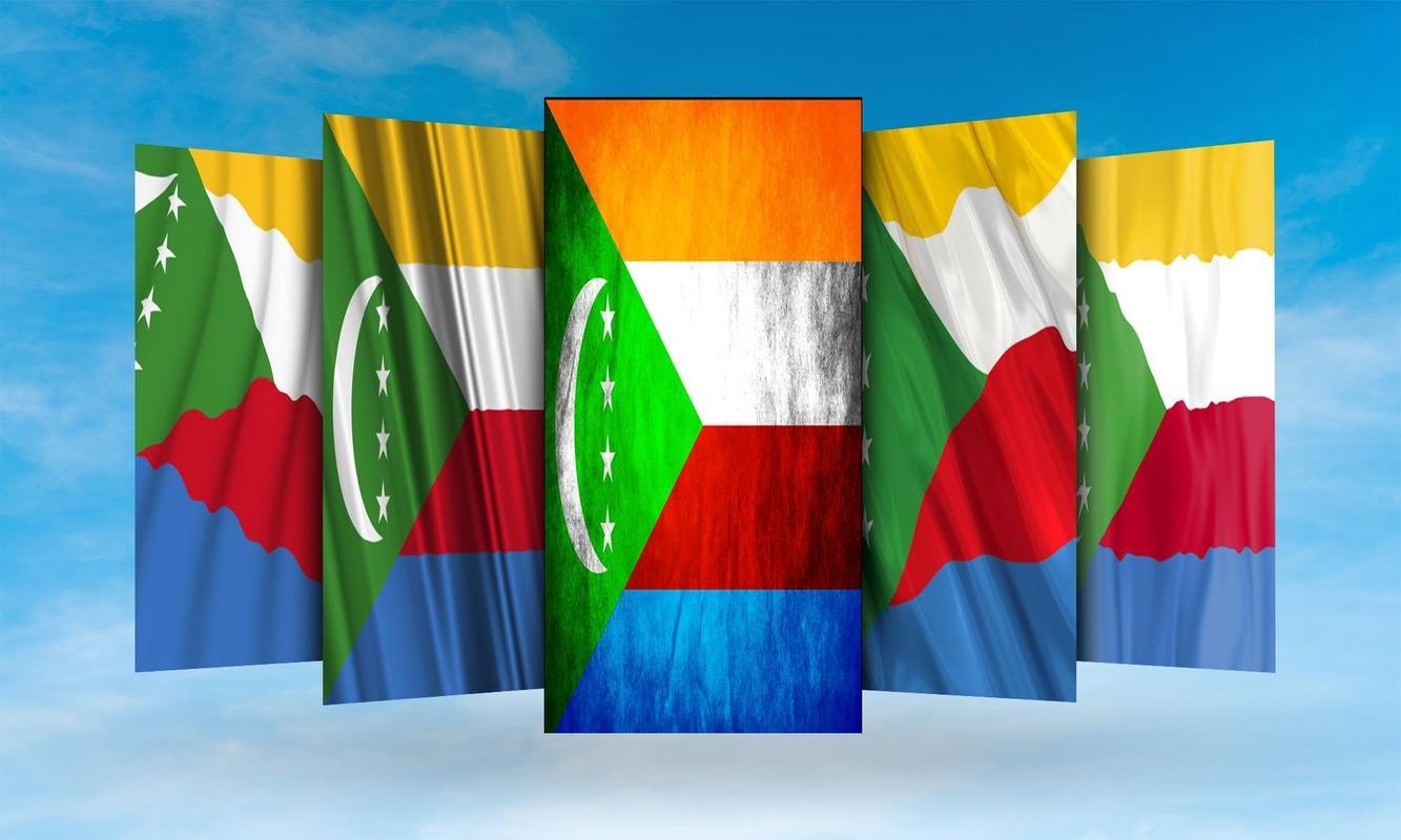 Comoros Flag Wallpapers