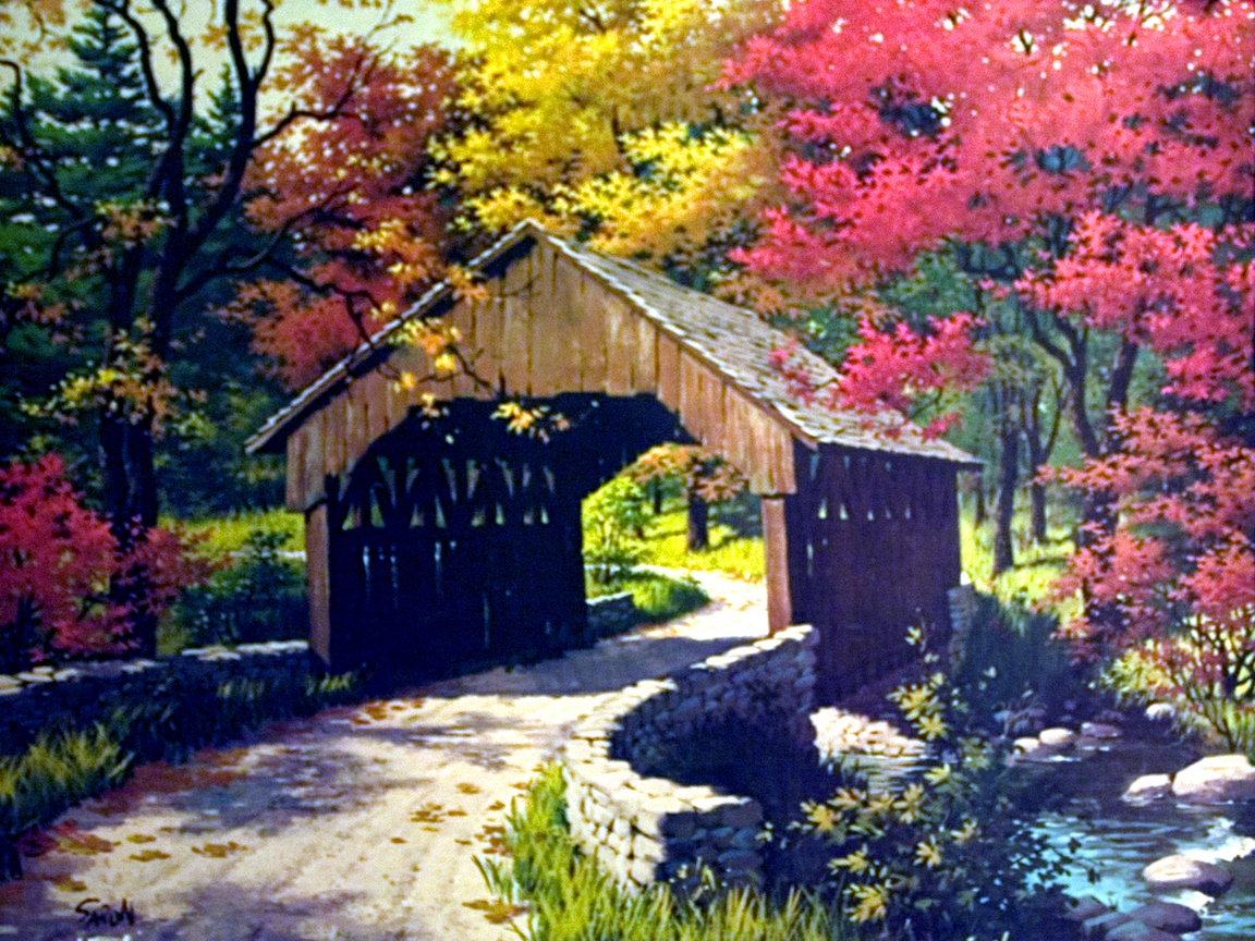 Covered Bridge Wallpapers