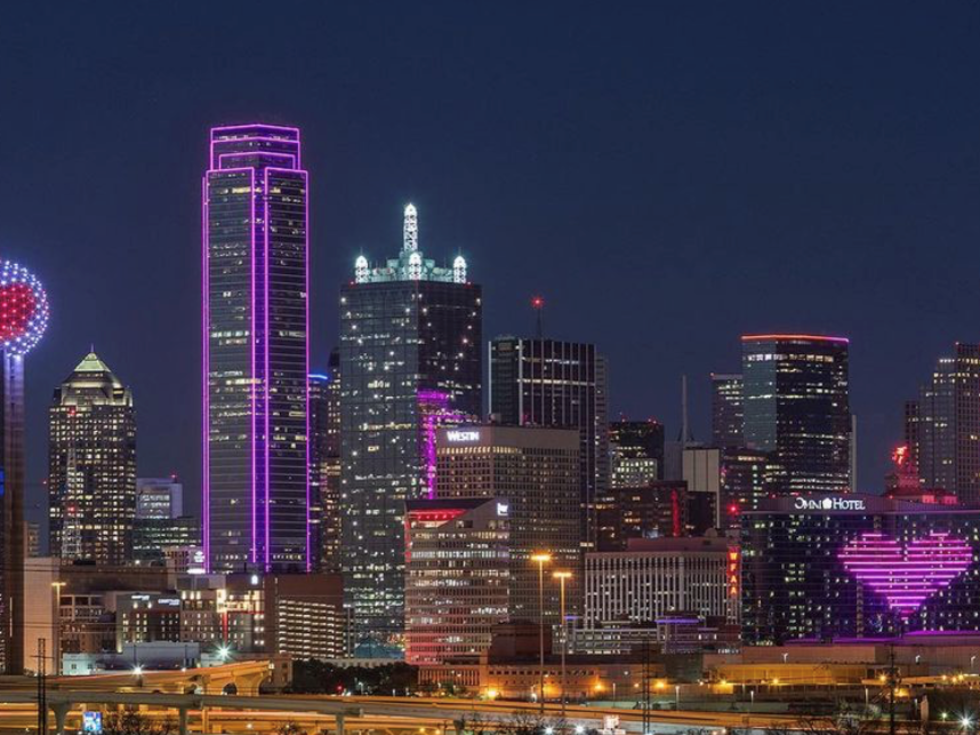 Dallas Texas Lights Skyscrapers Wallpapers