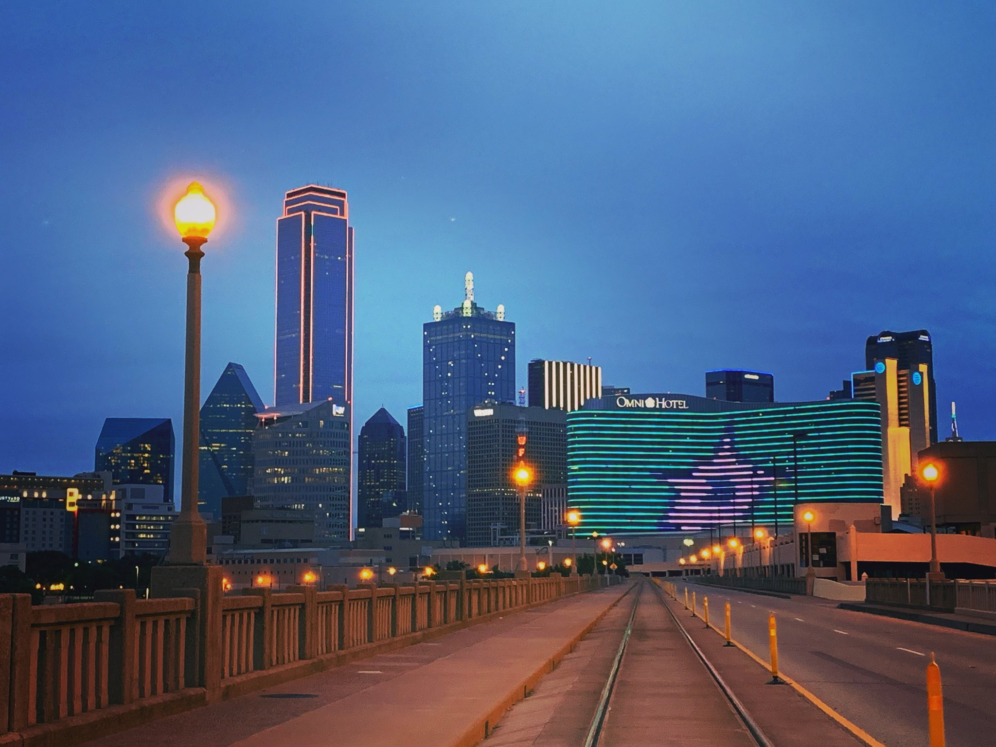 Dallas Texas Lights Skyscrapers Wallpapers