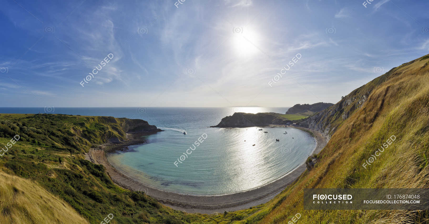 Dorset Bay Lulworth-Cov In England Wallpapers