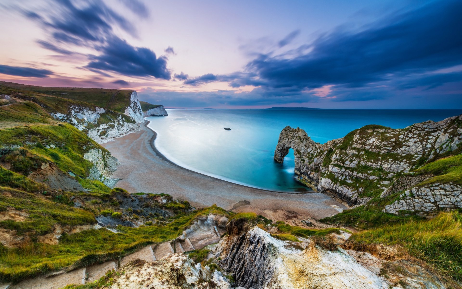 Dorset Bay Lulworth-Cov In England Wallpapers