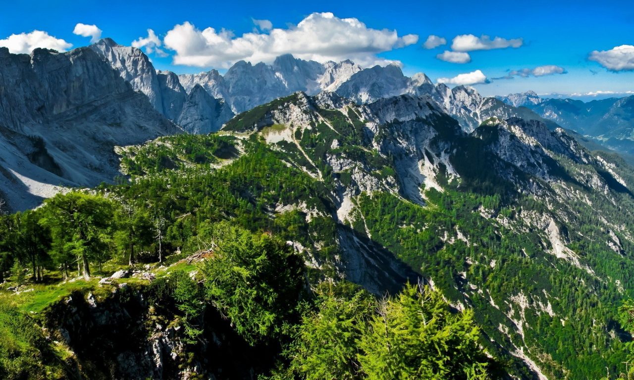 Europe In Summer Alps Mountains And Clouds Wallpapers