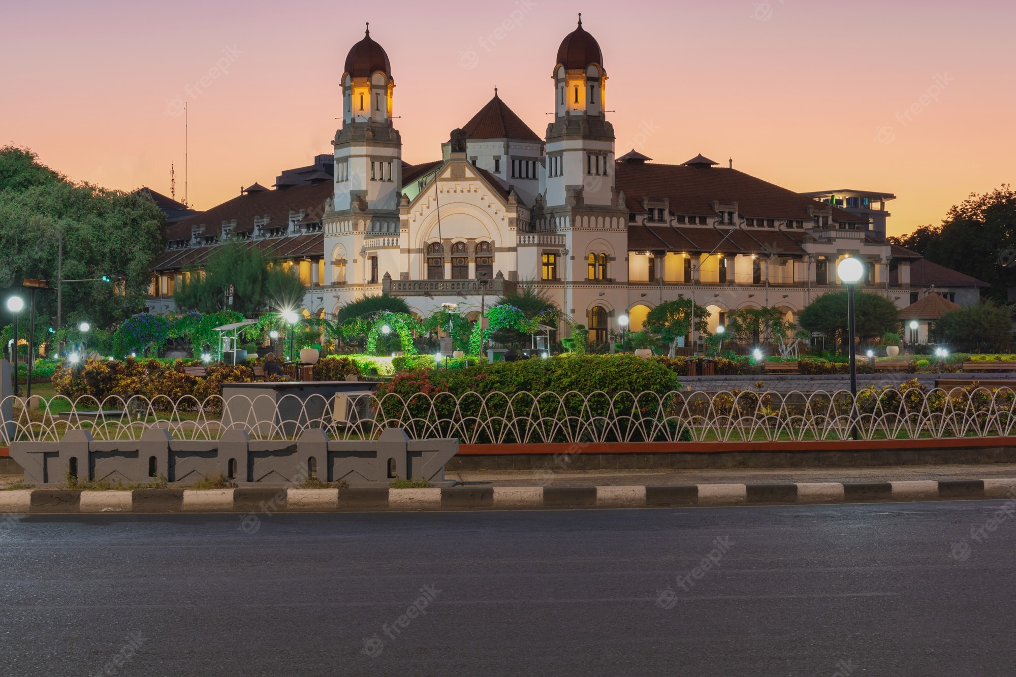 Evening In Semarang City Indonesia Wallpapers