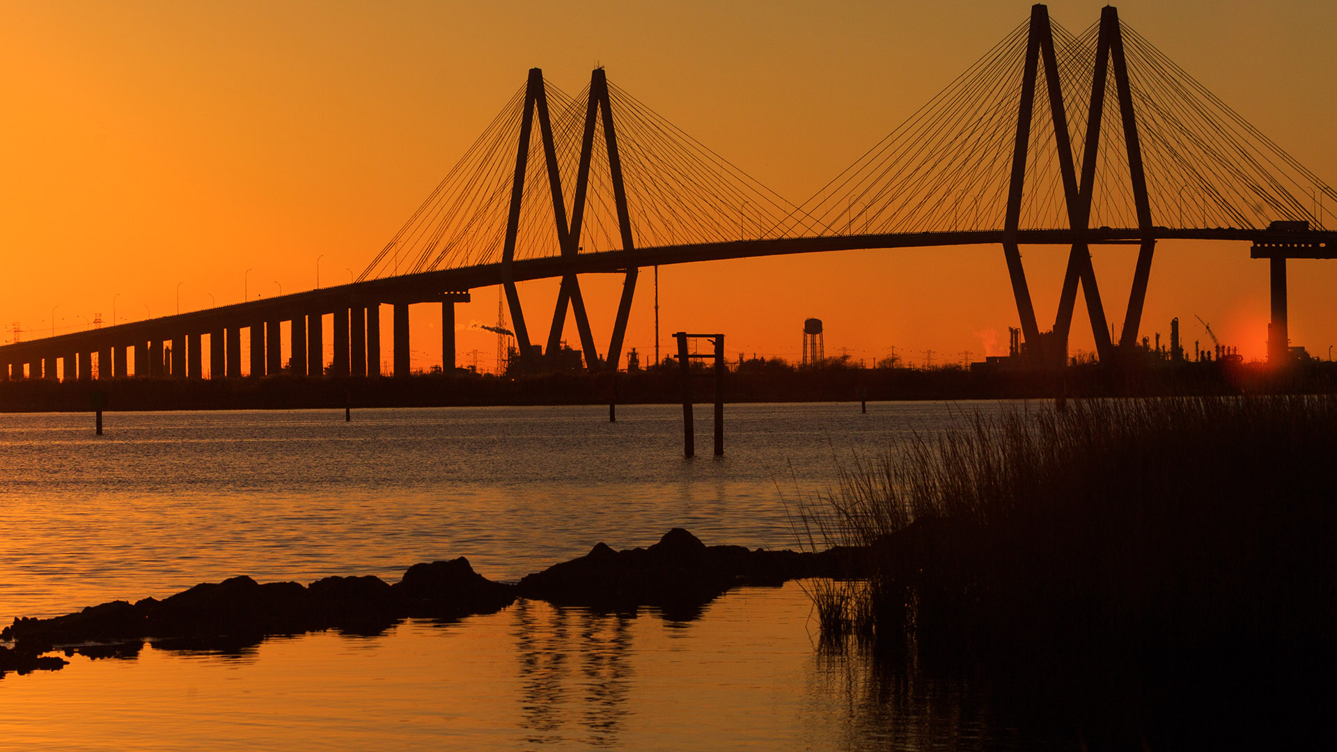 Fred Hartman Bridge Wallpapers