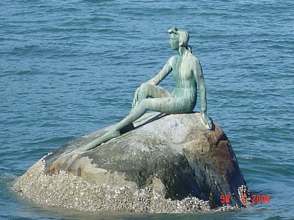 Girl In A Wetsuit Statue Wallpapers