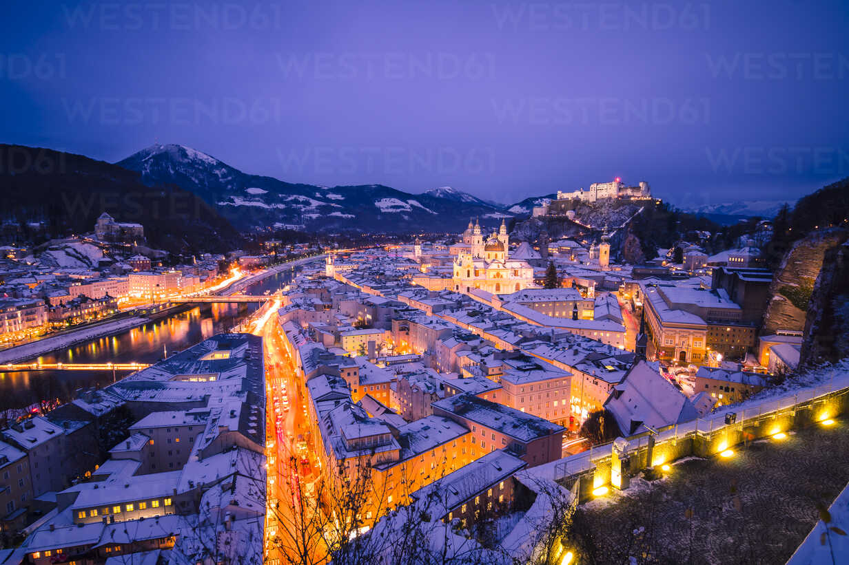 Hohensalzburg Church  At Night Wallpapers