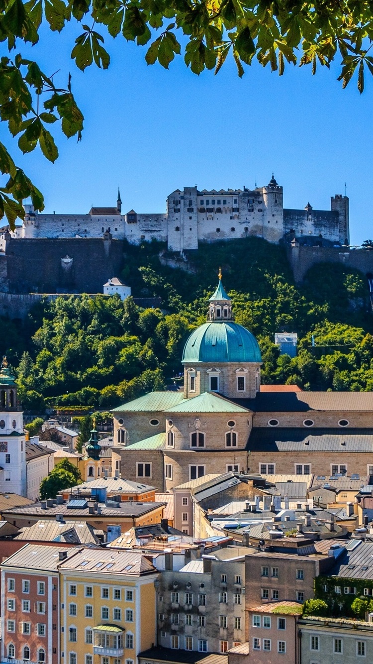 Hohensalzburg Church  At Night Wallpapers