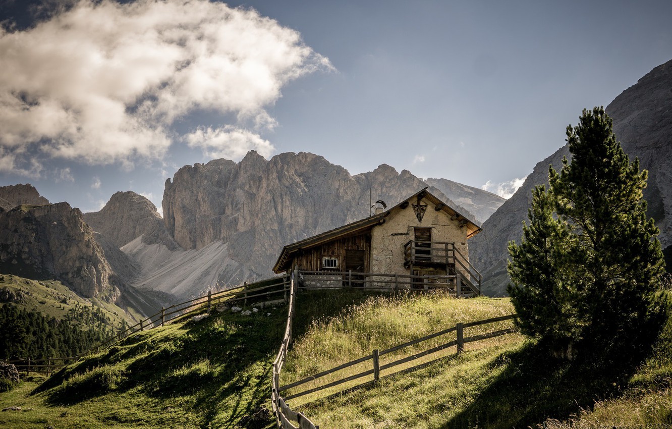 House In Dolomites Wallpapers