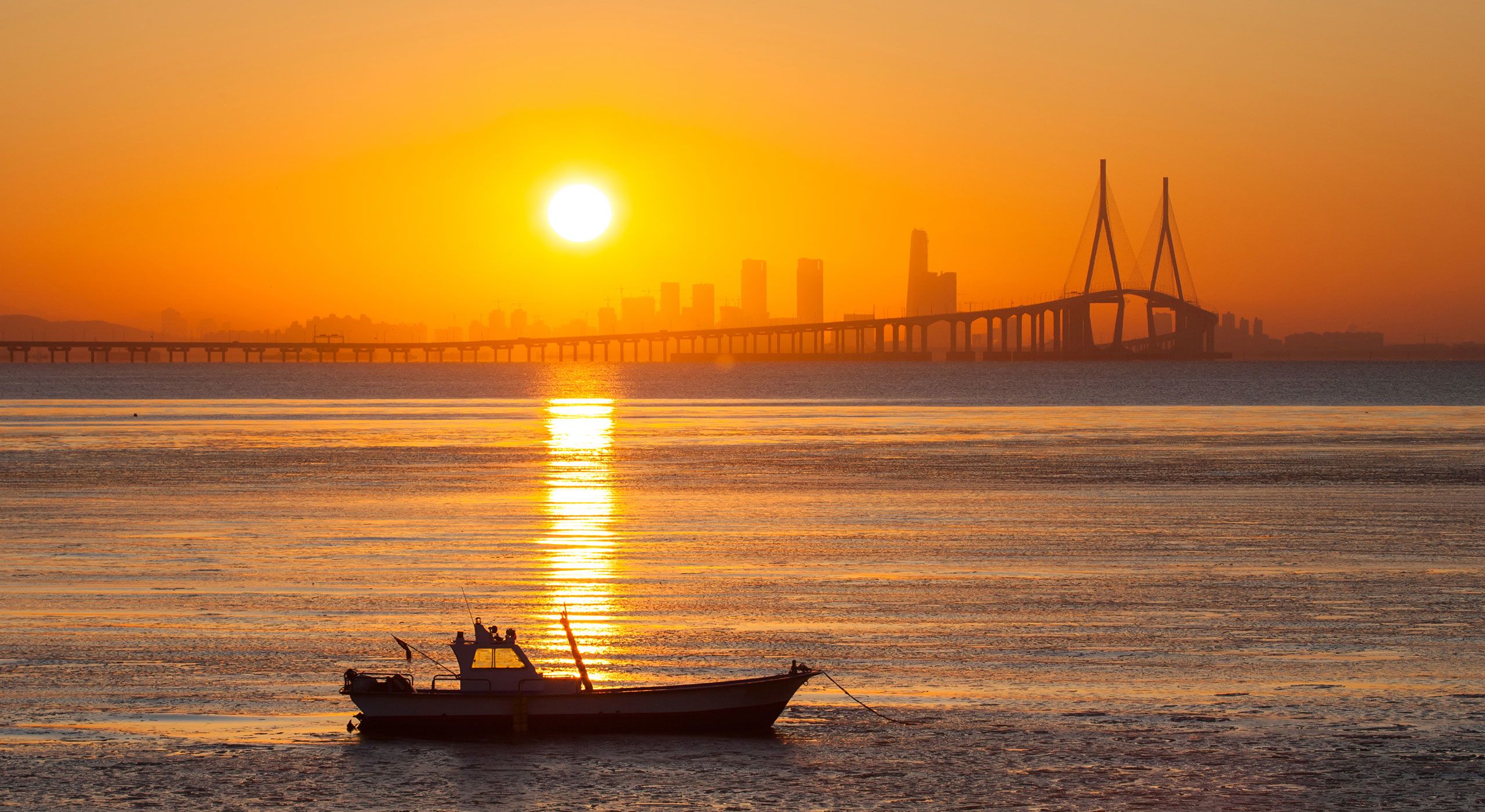 Incheon Songdo Bridge Wallpapers