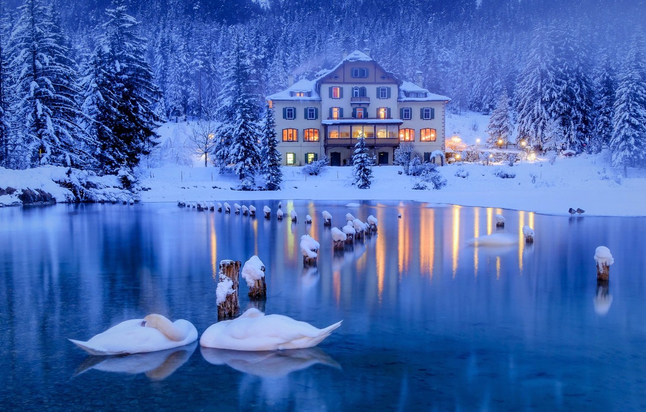 Italy Lake House Wallpapers