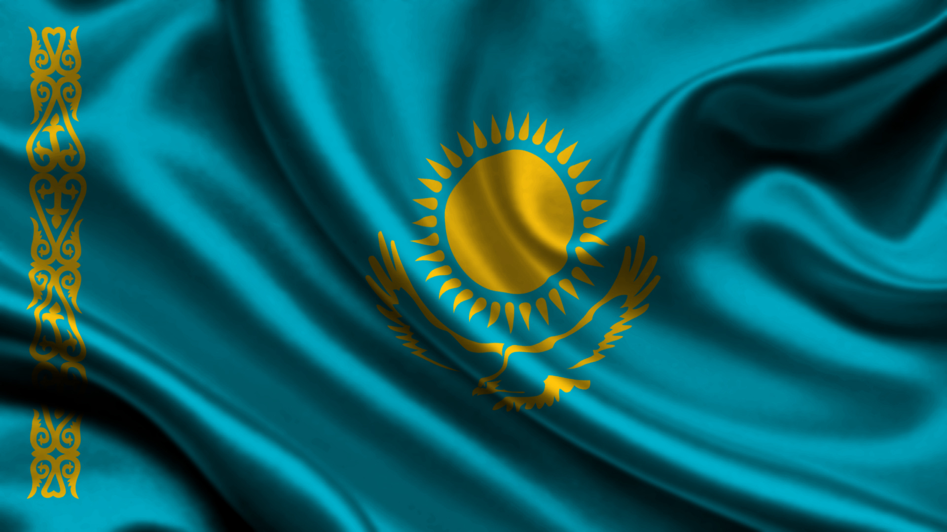 Kazakhstan Flag Wallpapers