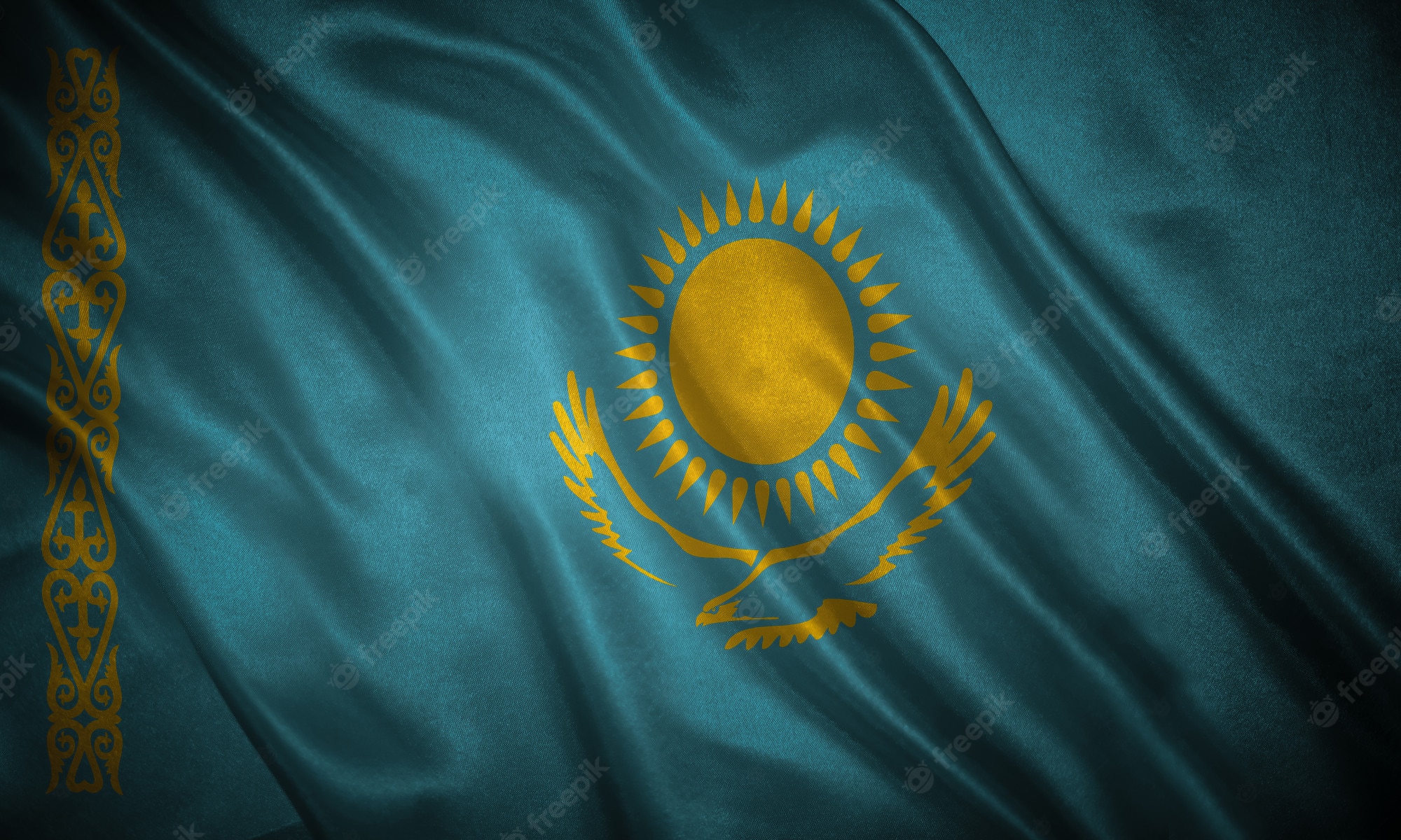 Kazakhstan Flag Wallpapers