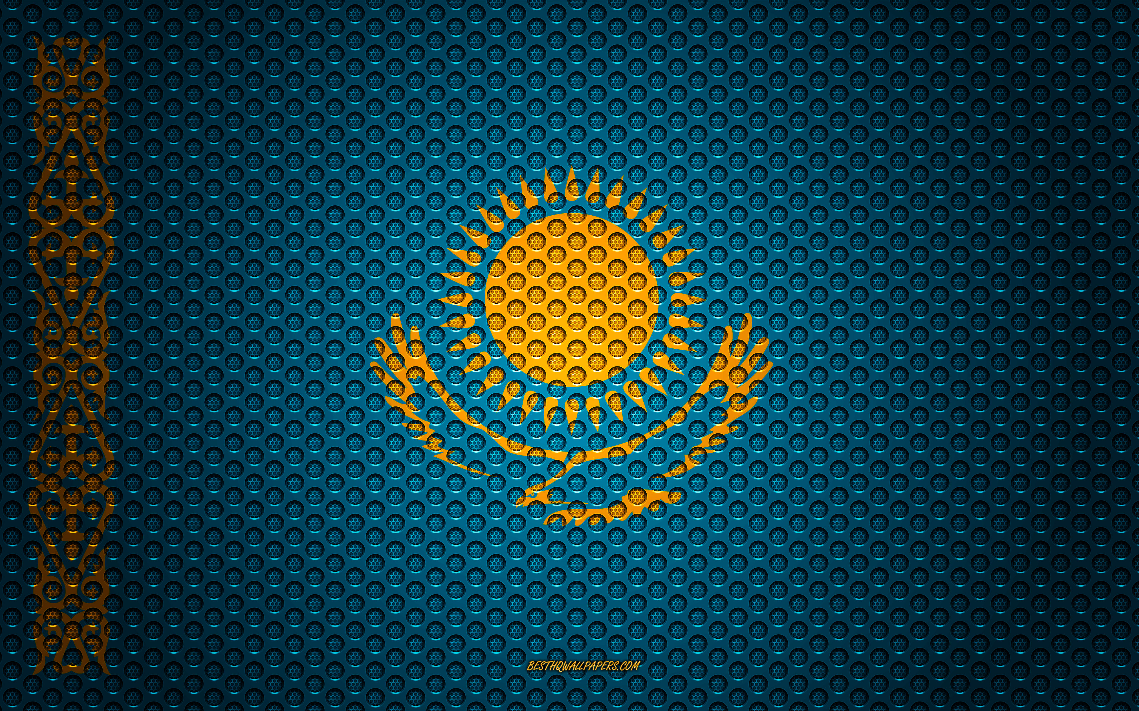 Kazakhstan Flag Wallpapers