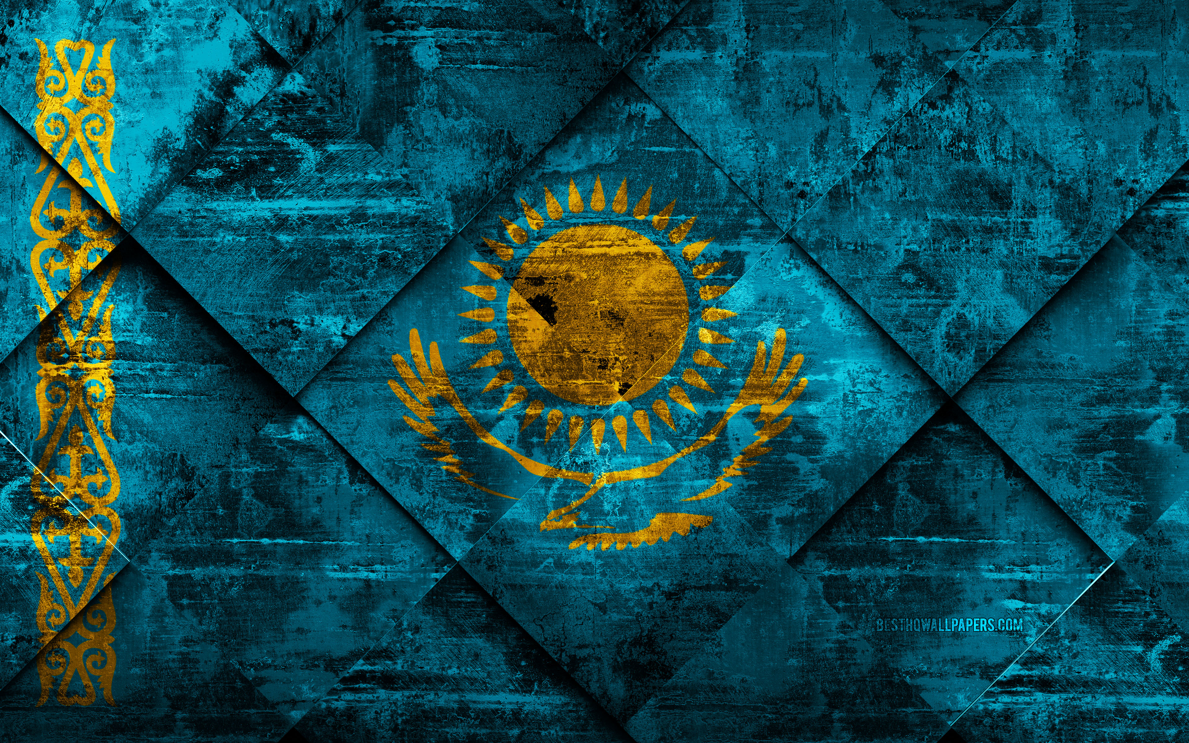 Kazakhstan Flag Wallpapers