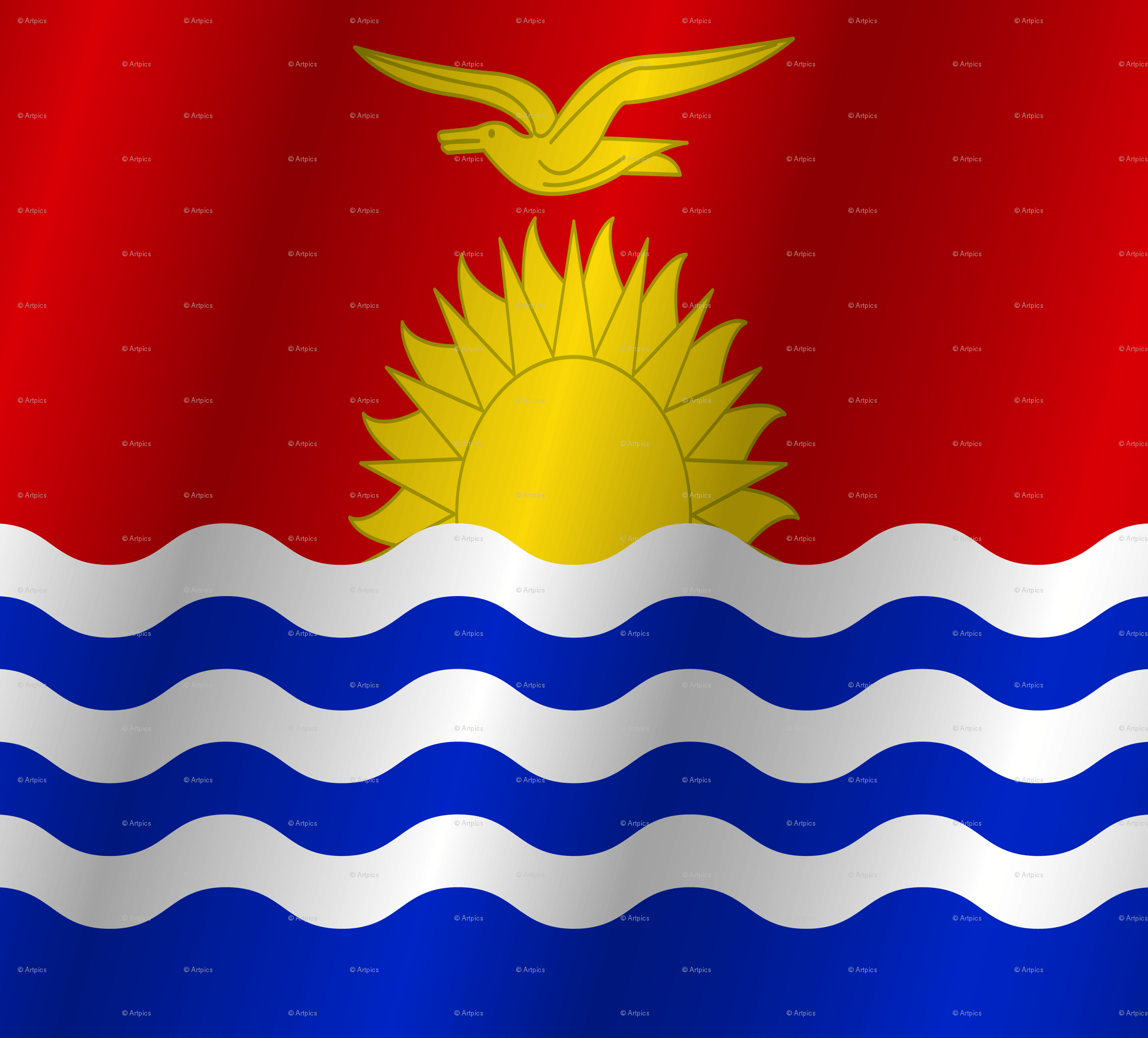 Kiribati Flag Wallpapers